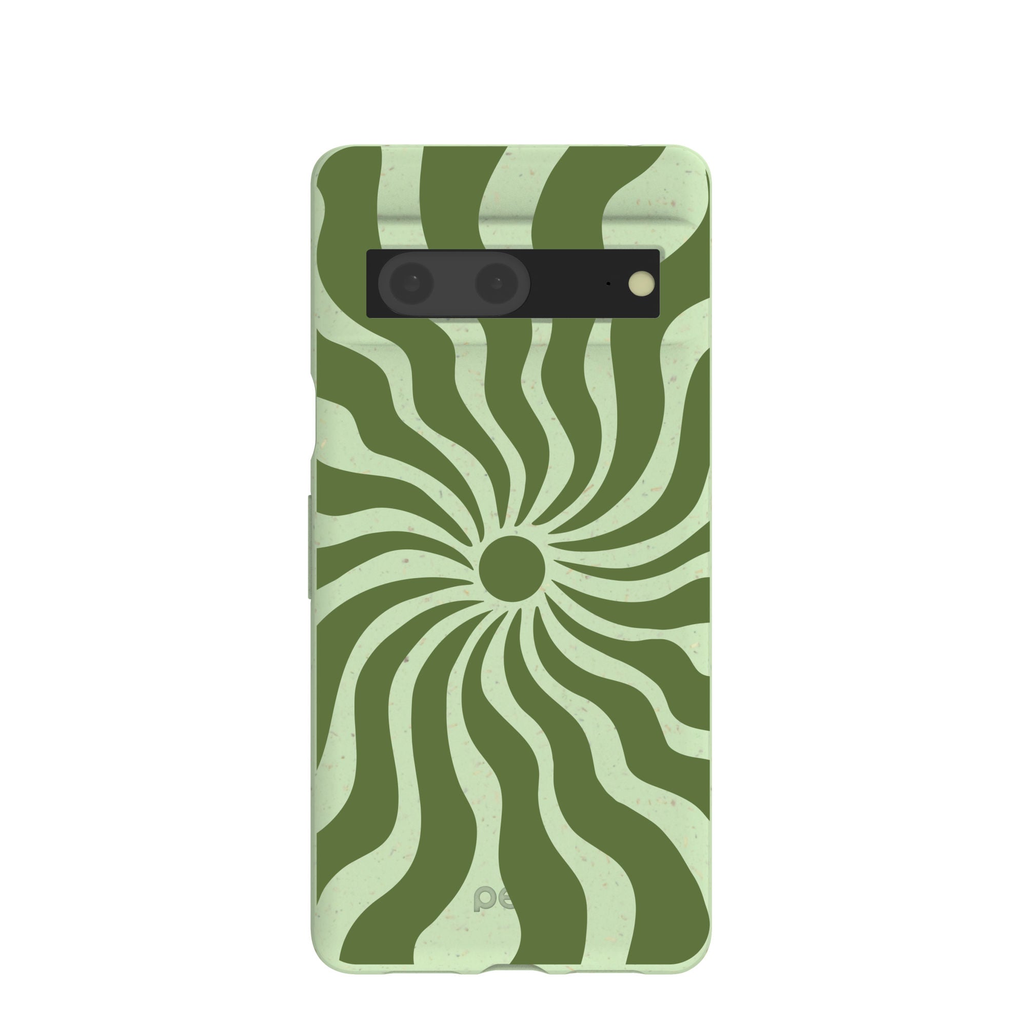 Sage Green Watermelon Time Warp Google Pixel 7 Case Refurbished - Pela Case refurbished available on Cerqular