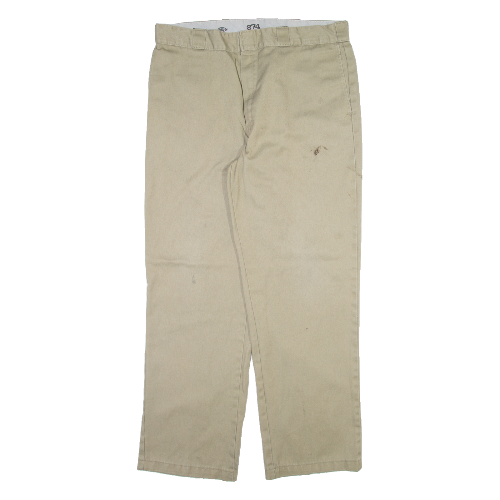 DICKIES 874 Workwear Mens Trousers Beige Regular Straight W38 L32 Refurbished - N/A refurbished available on Cerqular