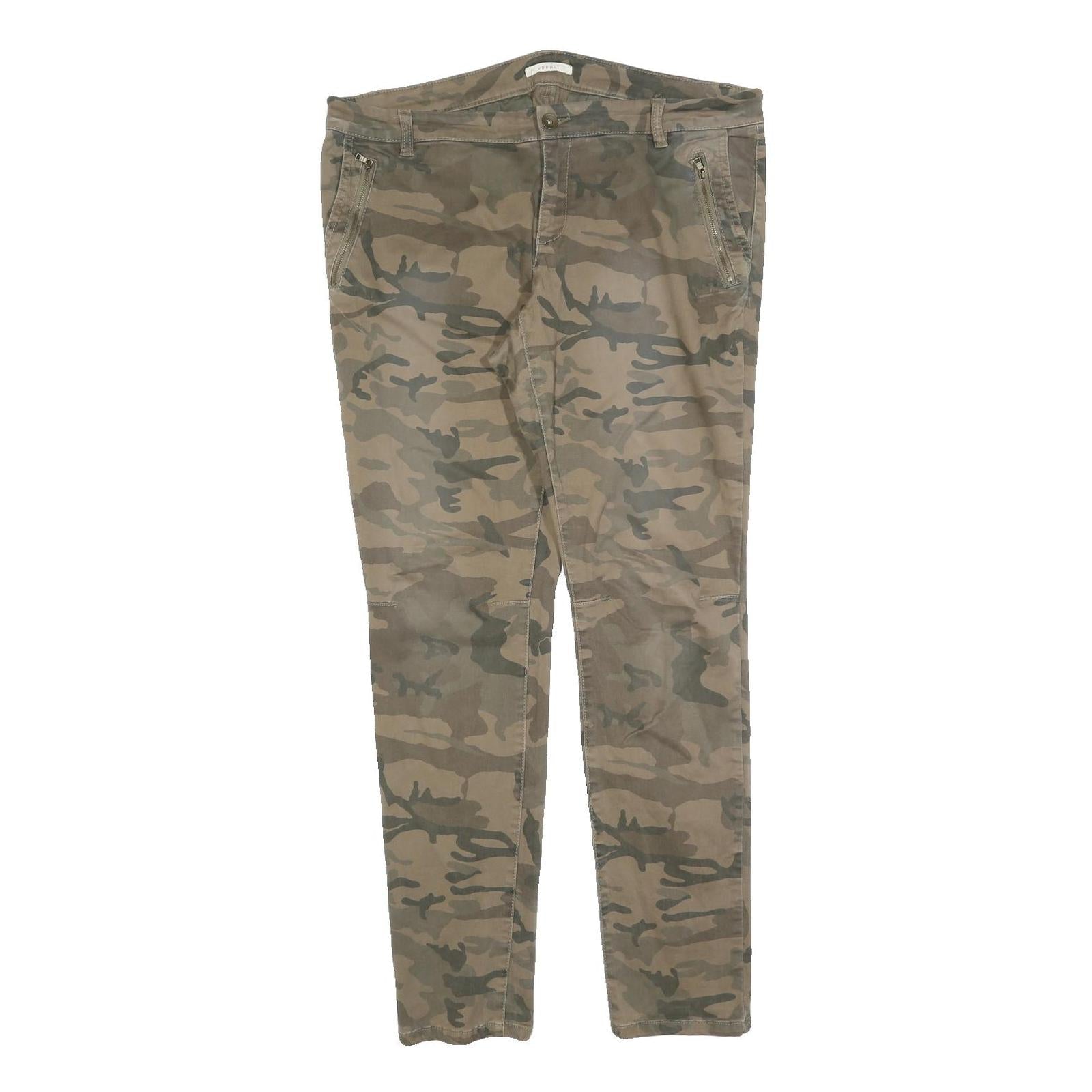 Buy ESPRIT Mens Slim Cotton Blend Green Camouflage Trousers W38 L32 Zip Pockets Refurbished - $23.39 ESPRIT Mens Slim Cotton Blend Green Camouflage Trousers W38 L32 Zip Pockets Refurbished - N/A refurbished available on Cerqular