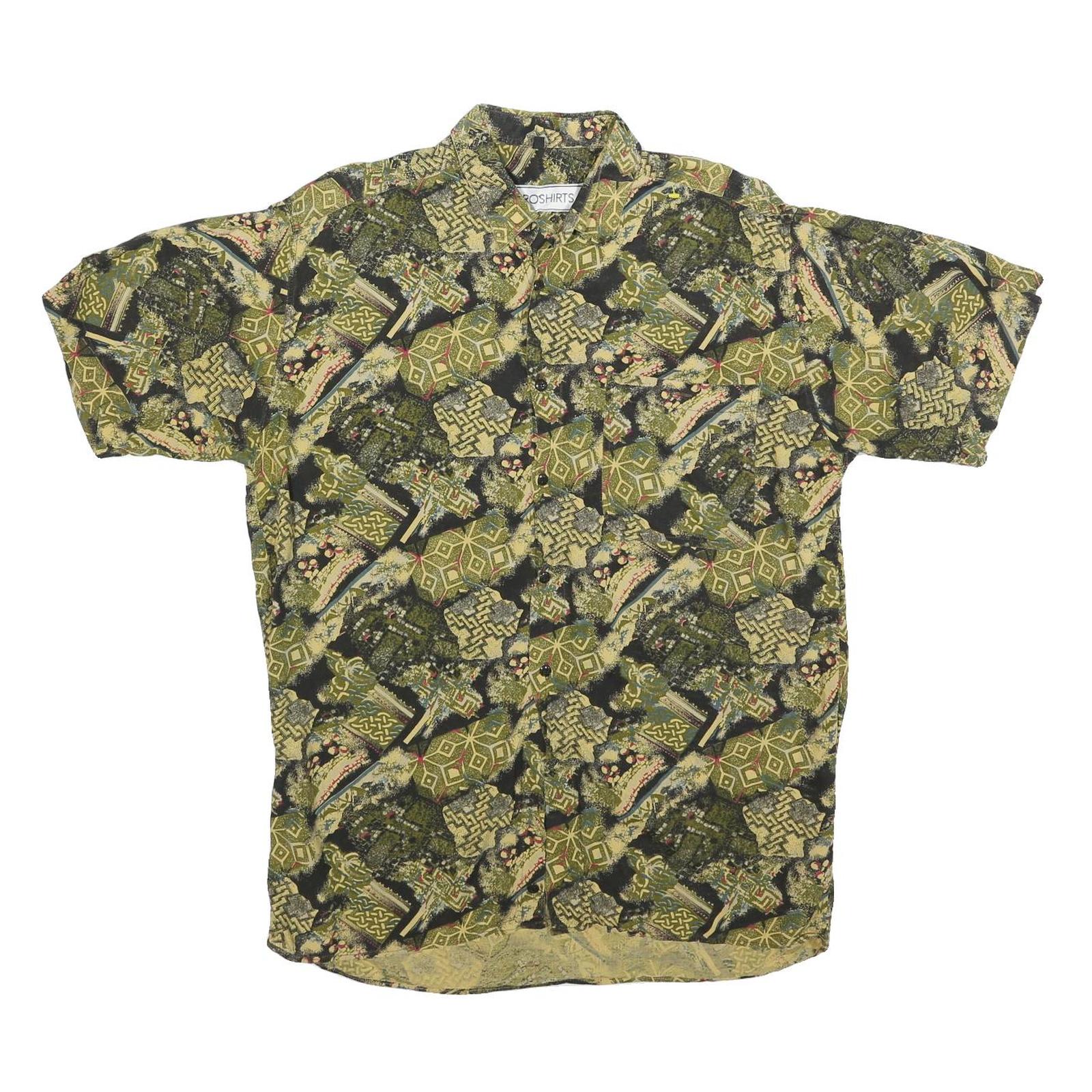 Buy NOROSHIRTS Mens Green Abstract Pattern Shirt M Cotton Blend Casual Summer Refurbished - $19.49 NOROSHIRTS Mens Green Abstract Pattern Shirt M Cotton Blend Casual Summer Refurbished - N/A refurbished available on Cerqular