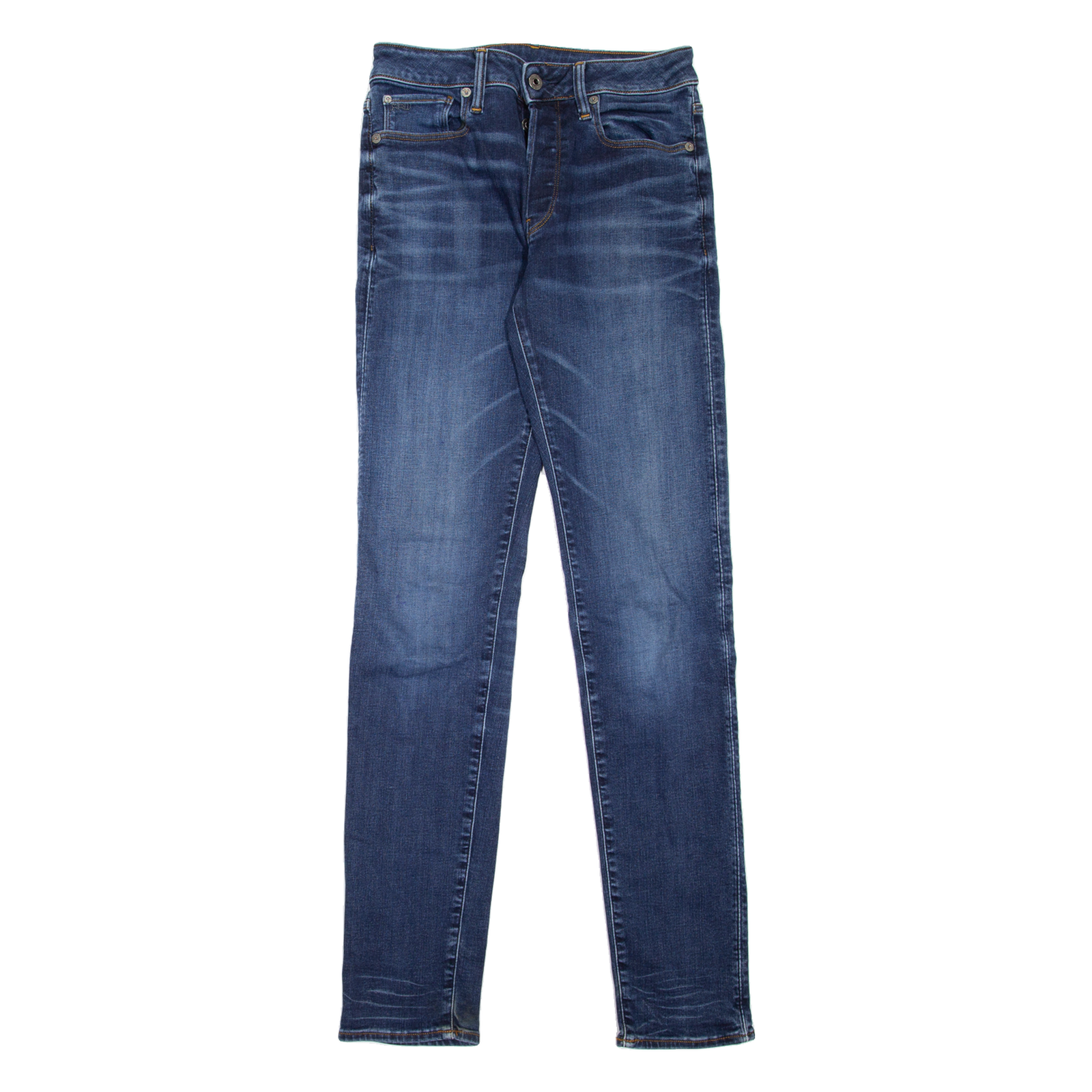 G-STAR 3301 Mens Jeans Blue Slim Tapered Stone Wash W28 L34 Refurbished - N/A refurbished available on Cerqular