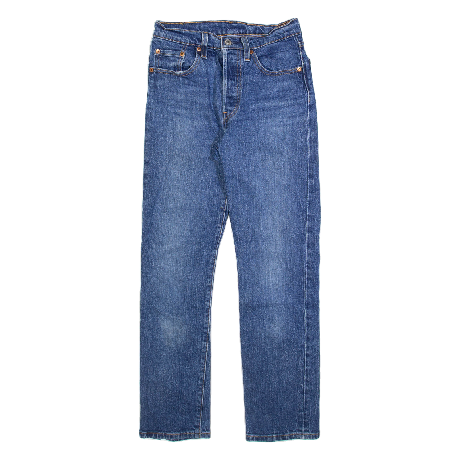 LEVI'S 501 Mens Jeans Blue Regular Straight W24 L28 Refurbished - N/A refurbished available on Cerqular