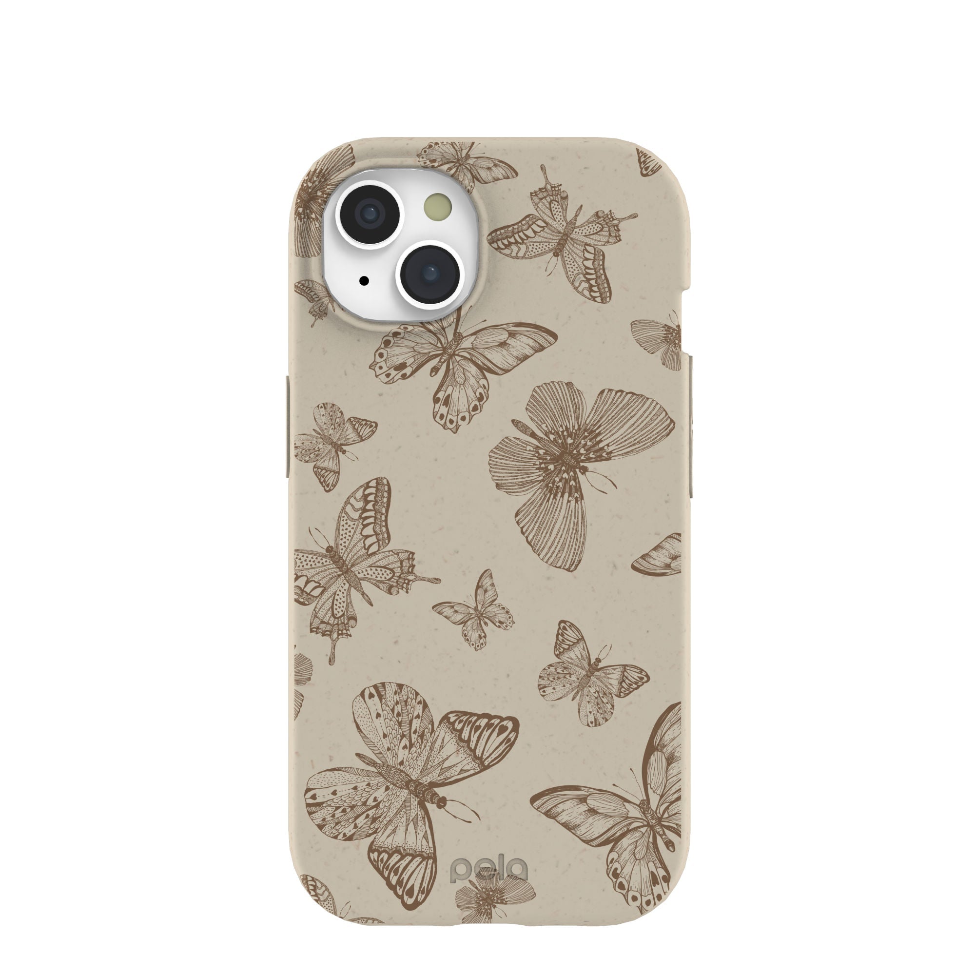 London Fog Delicate Flutters iPhone 15 Case Refurbished - Pela Case refurbished available on Cerqular