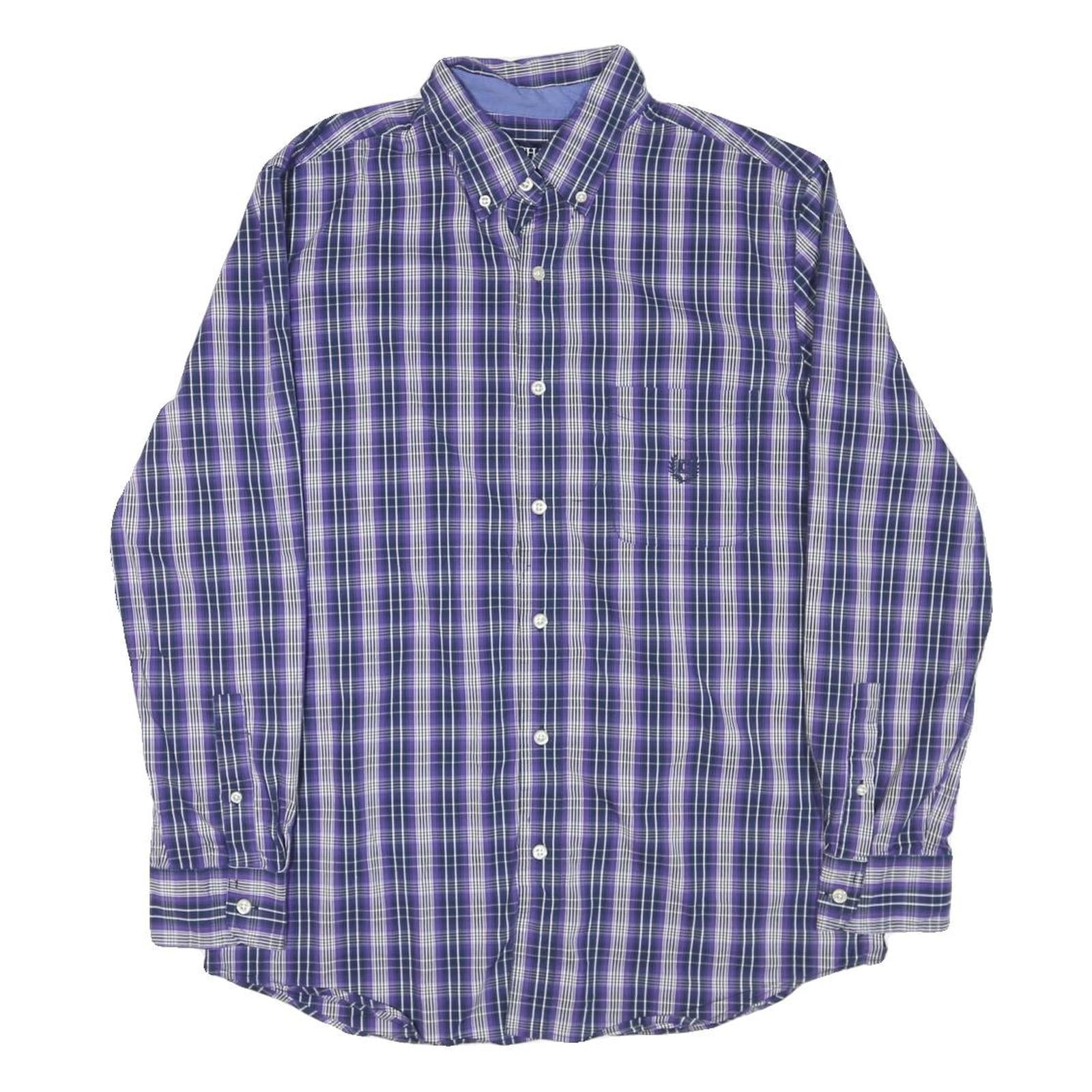 Buy CHAPS Mens Blue & White Check Shirt M Button-Down Collar Long Sleeve Casual Refurbished - $31.19 CHAPS Mens Blue & White Check Shirt M Button-Down Collar Long Sleeve Casual Refurbished - N/A refurbished available on Cerqular