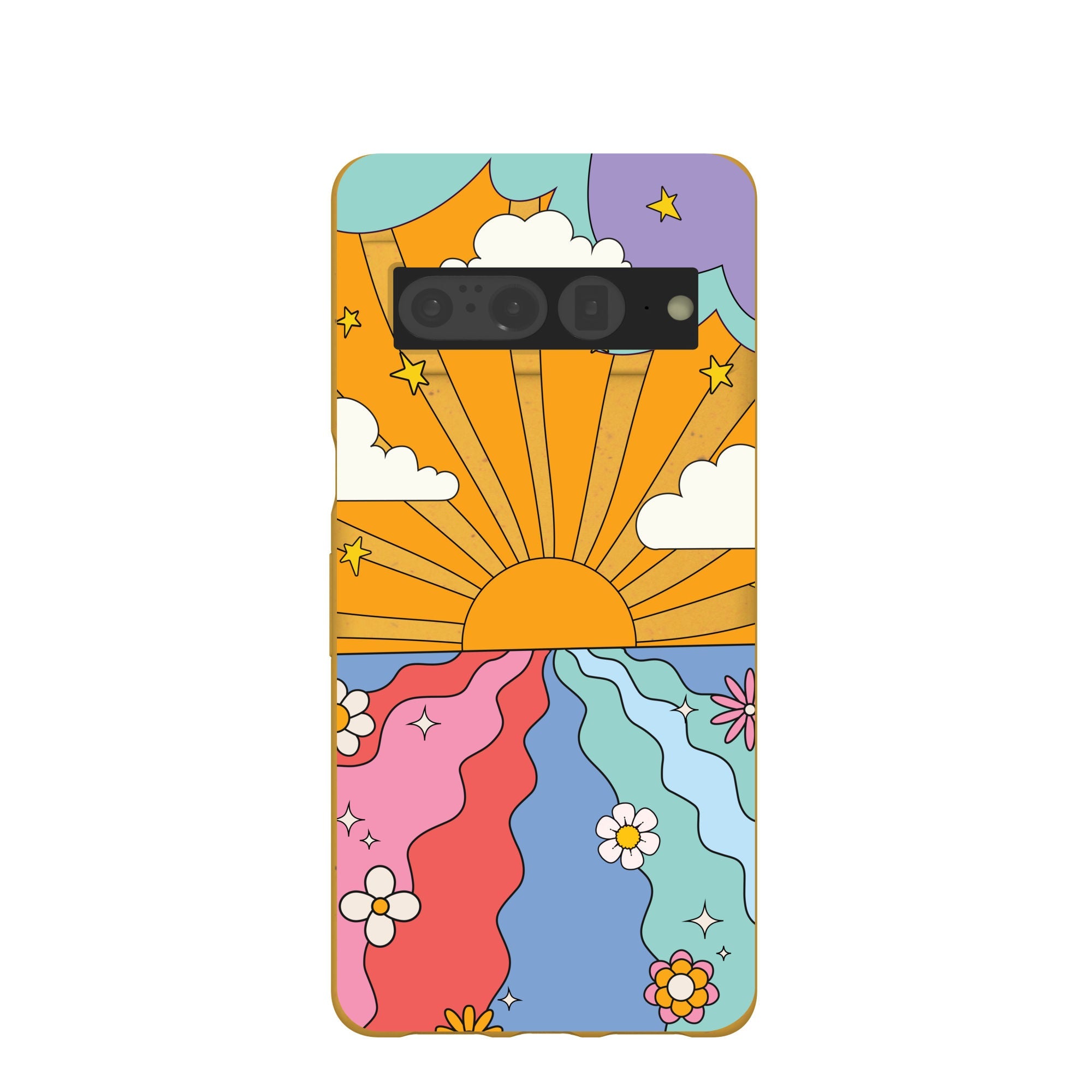 Honey Into the Sunset Google Pixel 7 Pro Case Refurbished - Pela Case refurbished available on Cerqular