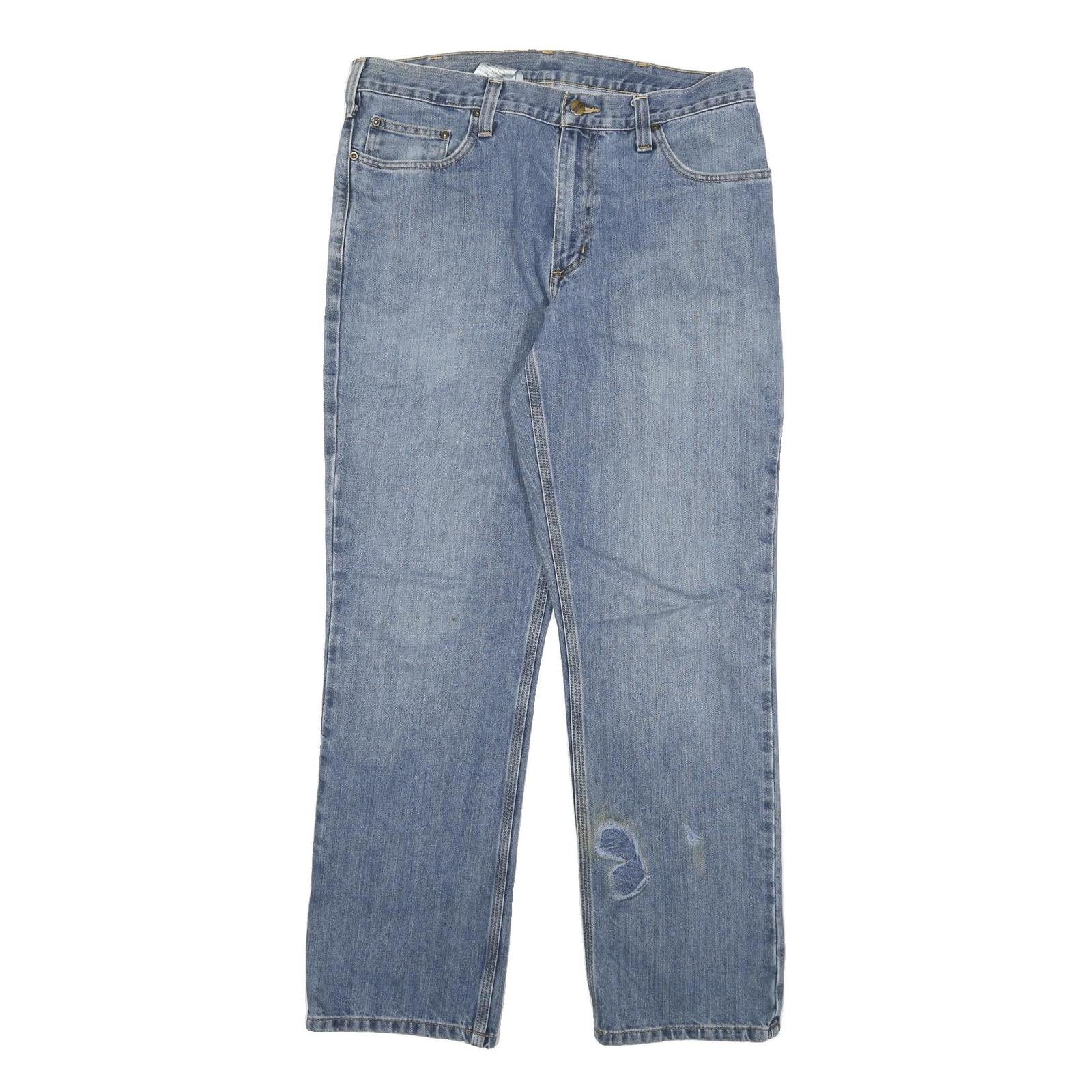 Buy CARHARTT Mens Jeans Blue Relaxed Straight Denim Medium W35 L32 Classic Casual Refurbished - $44.19 CARHARTT Mens Jeans Blue Relaxed Straight Denim Medium W35 L32 Classic Casual Refurbished - N/A refurbished available on Cerqular