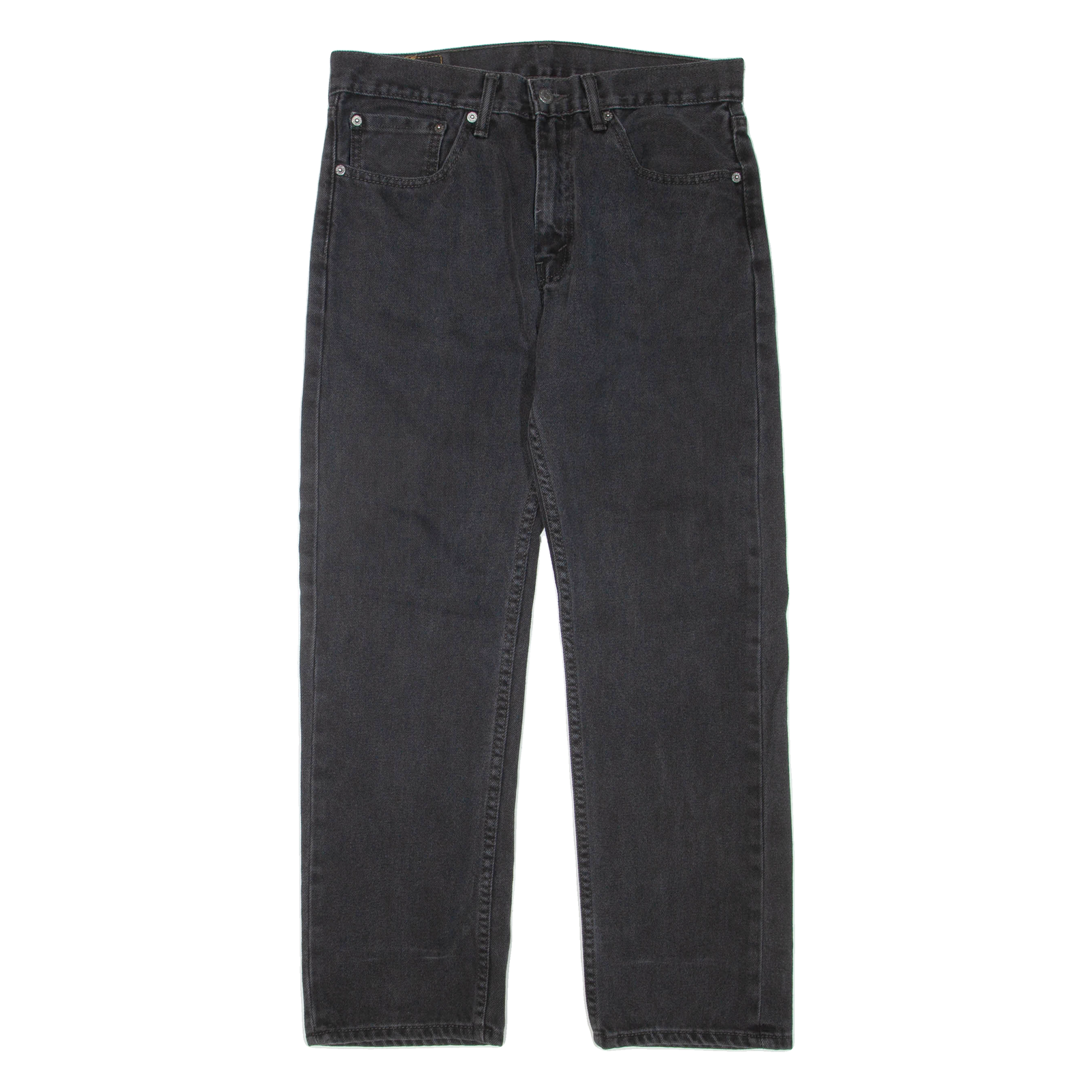 LEVI'S 505 Jeans Womens Black Regular Straight W32 L29 Refurbished - N/A refurbished available on Cerqular