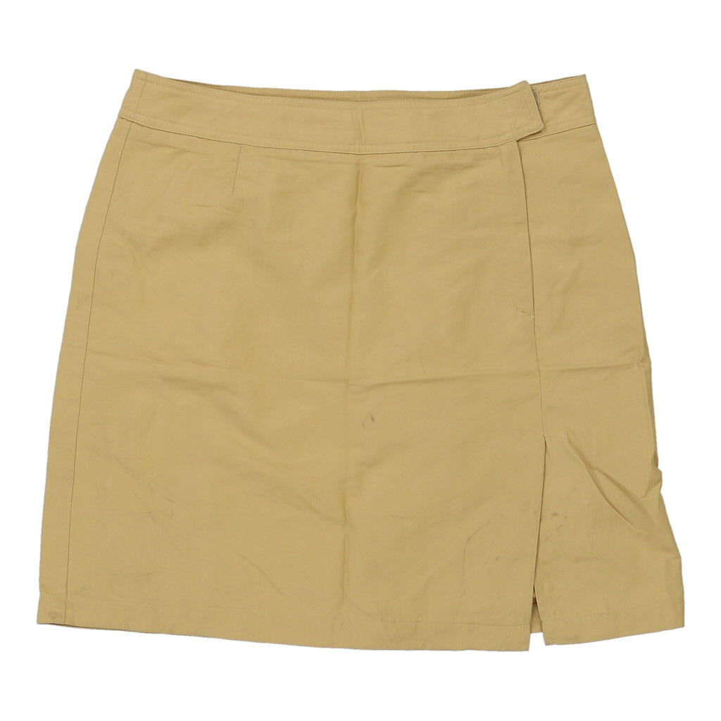 Dream Skirt - 30W UK 10 Beige Cotton Refurbished - Thrifted (note: this is a term often used to describe second- refurbished available on Cerqular