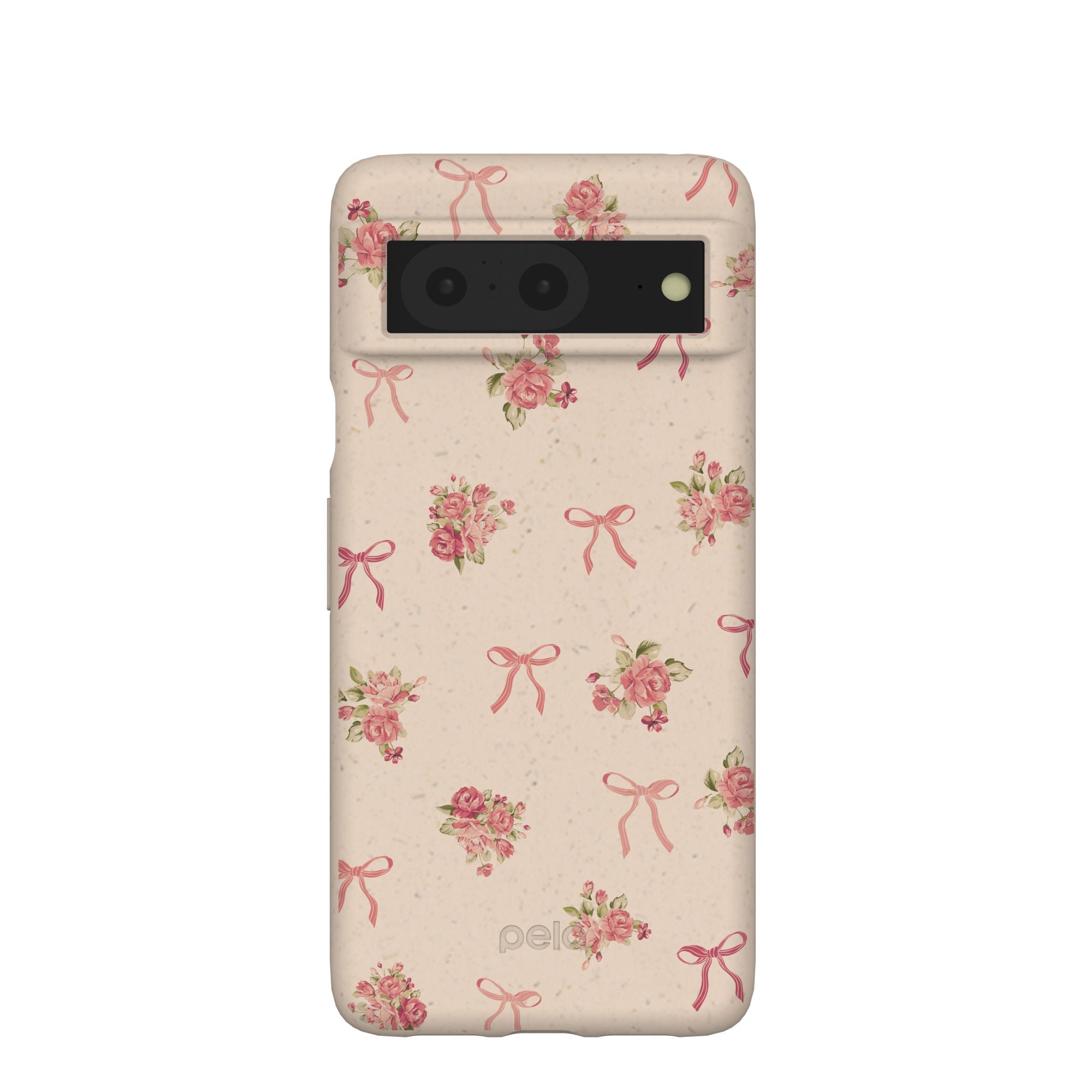 Seashell Roses and Bows Google Pixel 8 Case Refurbished - Pela Case refurbished available on Cerqular