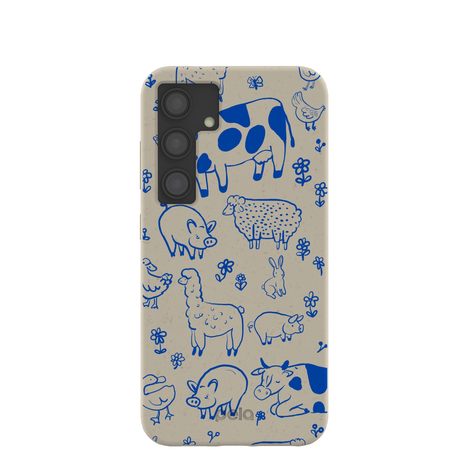 London Fog Happy Farmyard Samsung Galaxy S24 Case Refurbished - Pela Case refurbished available on Cerqular