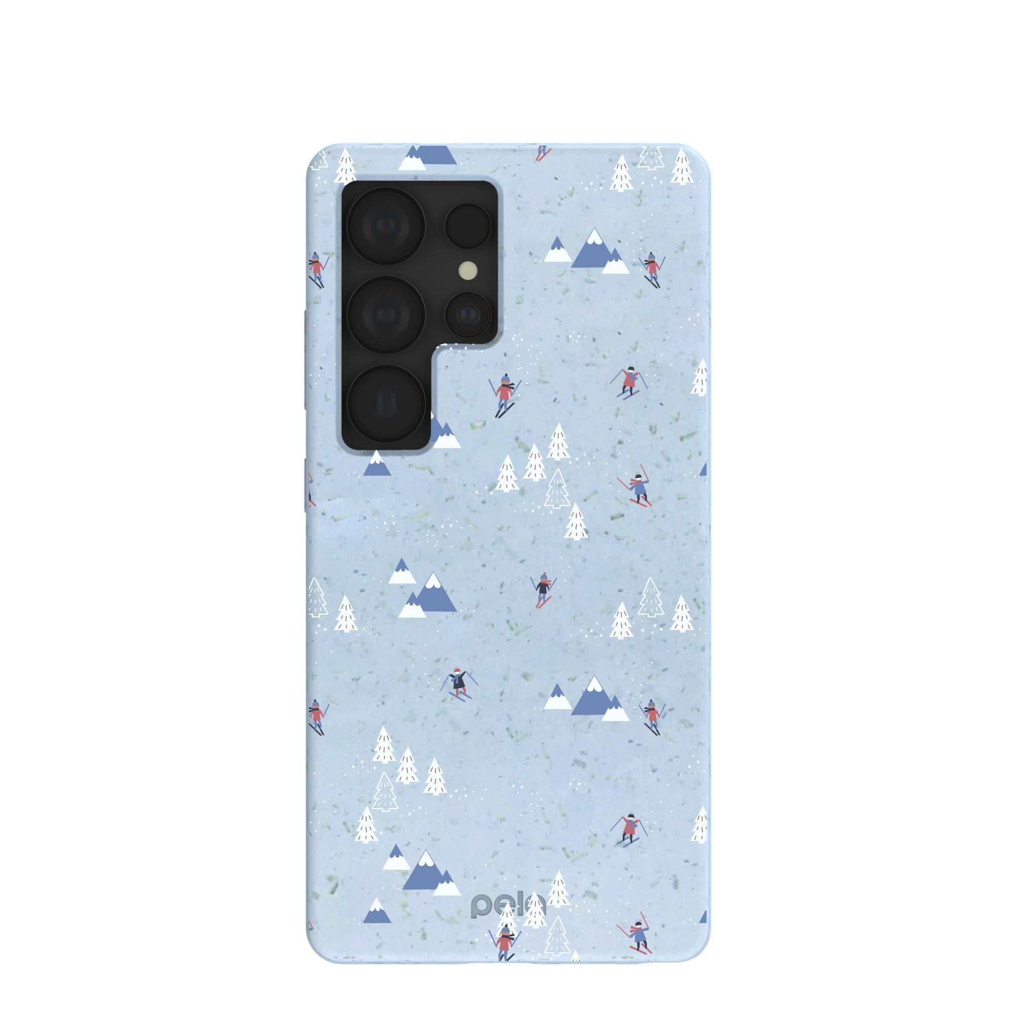 Powder Blue Ski Pass Samsung Galaxy S25 Ultra Case Refurbished - Pela Case refurbished available on Cerqular