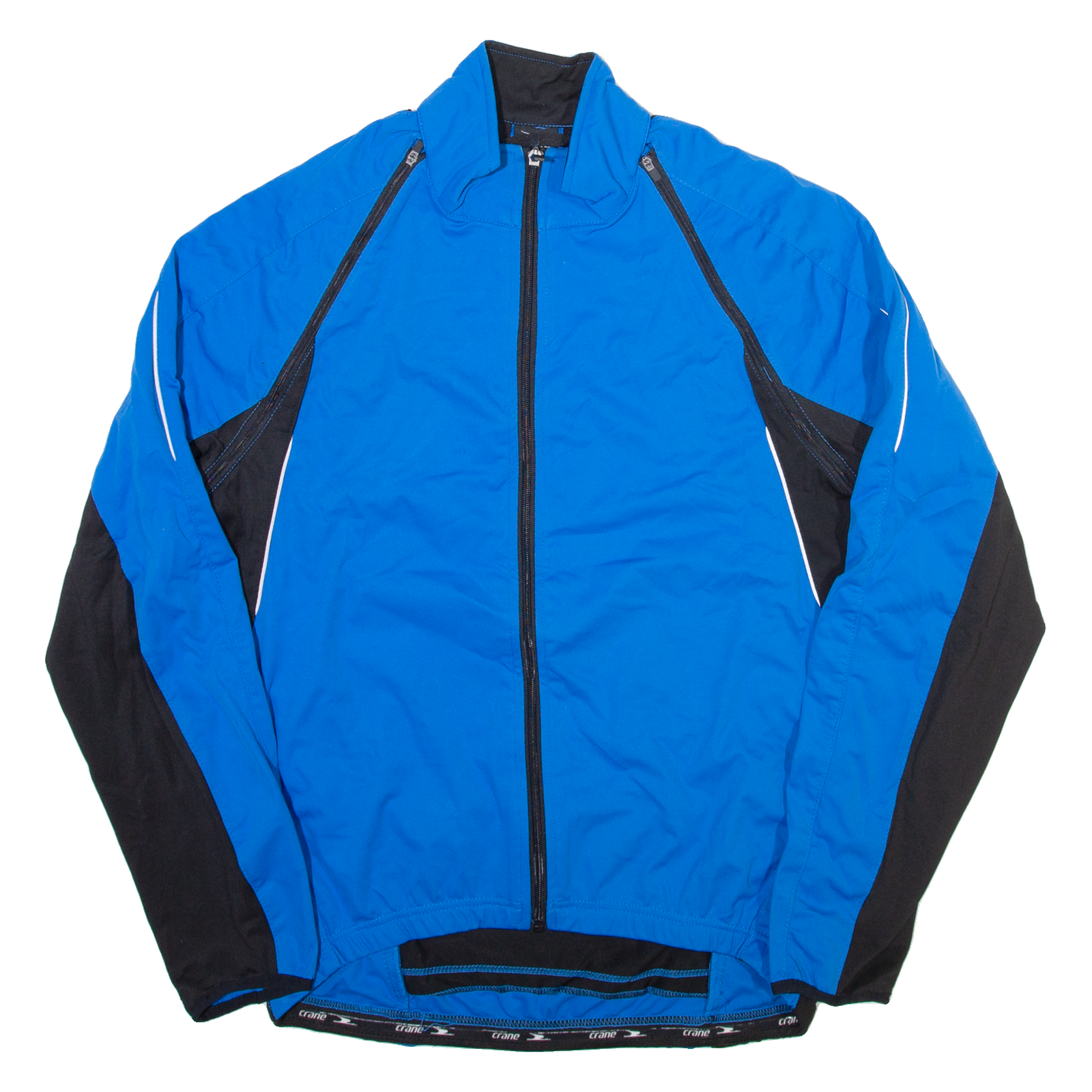CRANE Full Zip Mens Jersey Blue Long Sleeve L Refurbished - N/A refurbished available on Cerqular