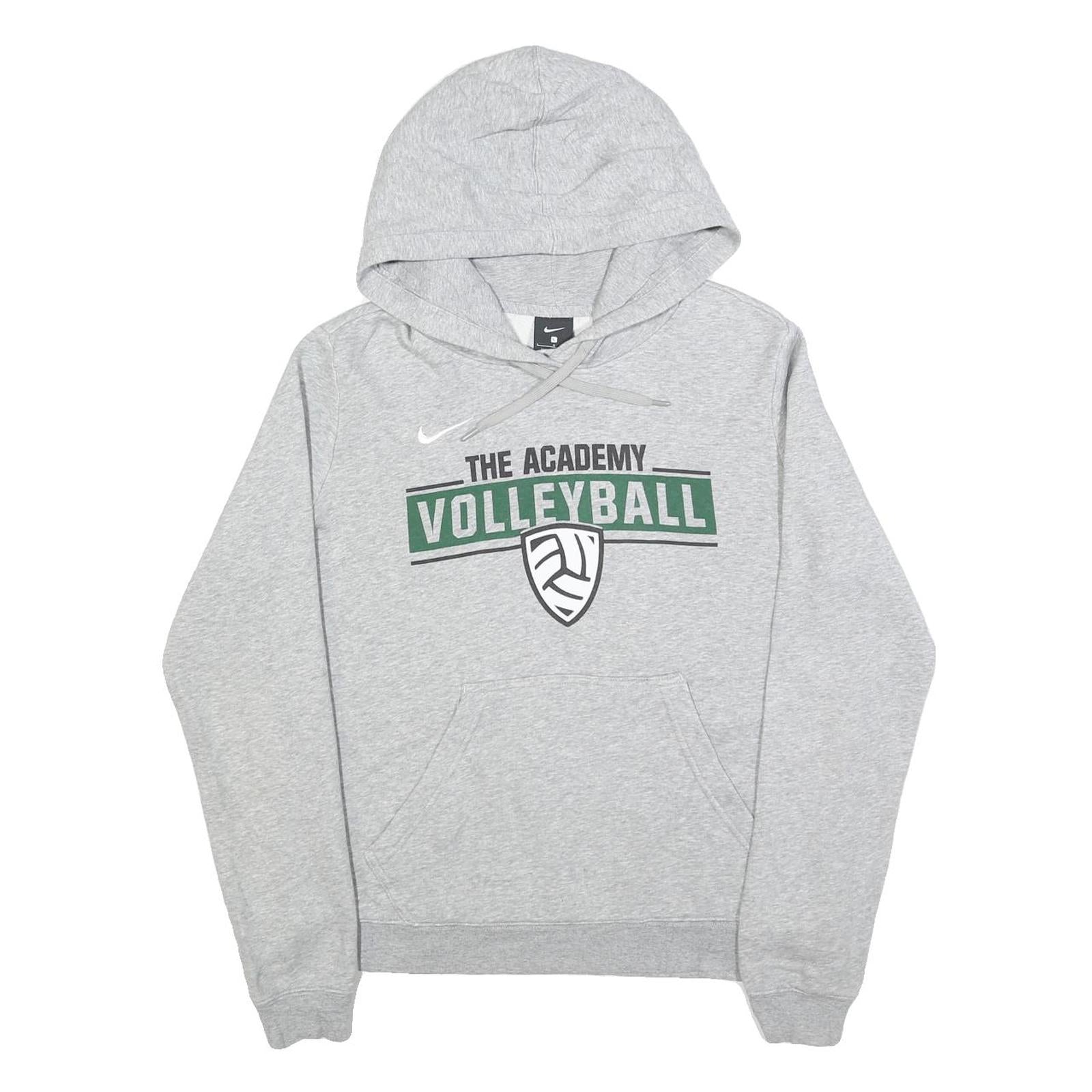 Buy NIKE Womens Grey The Academy Volleyball Pullover Hoodie L Cotton Blend Refurbished - $41.59 NIKE Womens Grey The Academy Volleyball Pullover Hoodie L Cotton Blend Refurbished - N/A refurbished available on Cerqular
