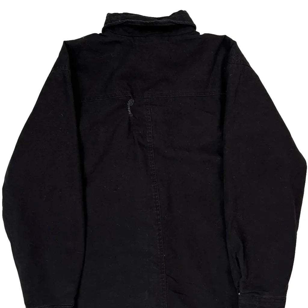 Dickies Jacket - Medium Grey Cotton Refurbished - Thrifted (note: this is a term often used to describe second- refurbished available on Cerqular