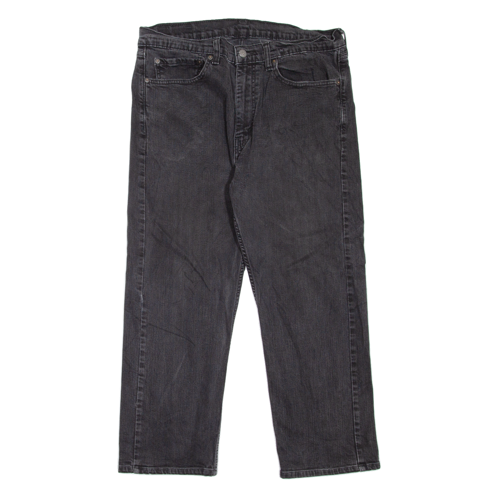 LEVI'S 505 Jeans Mens Black Regular Straight W36 L24 Refurbished - N/A refurbished available on Cerqular
