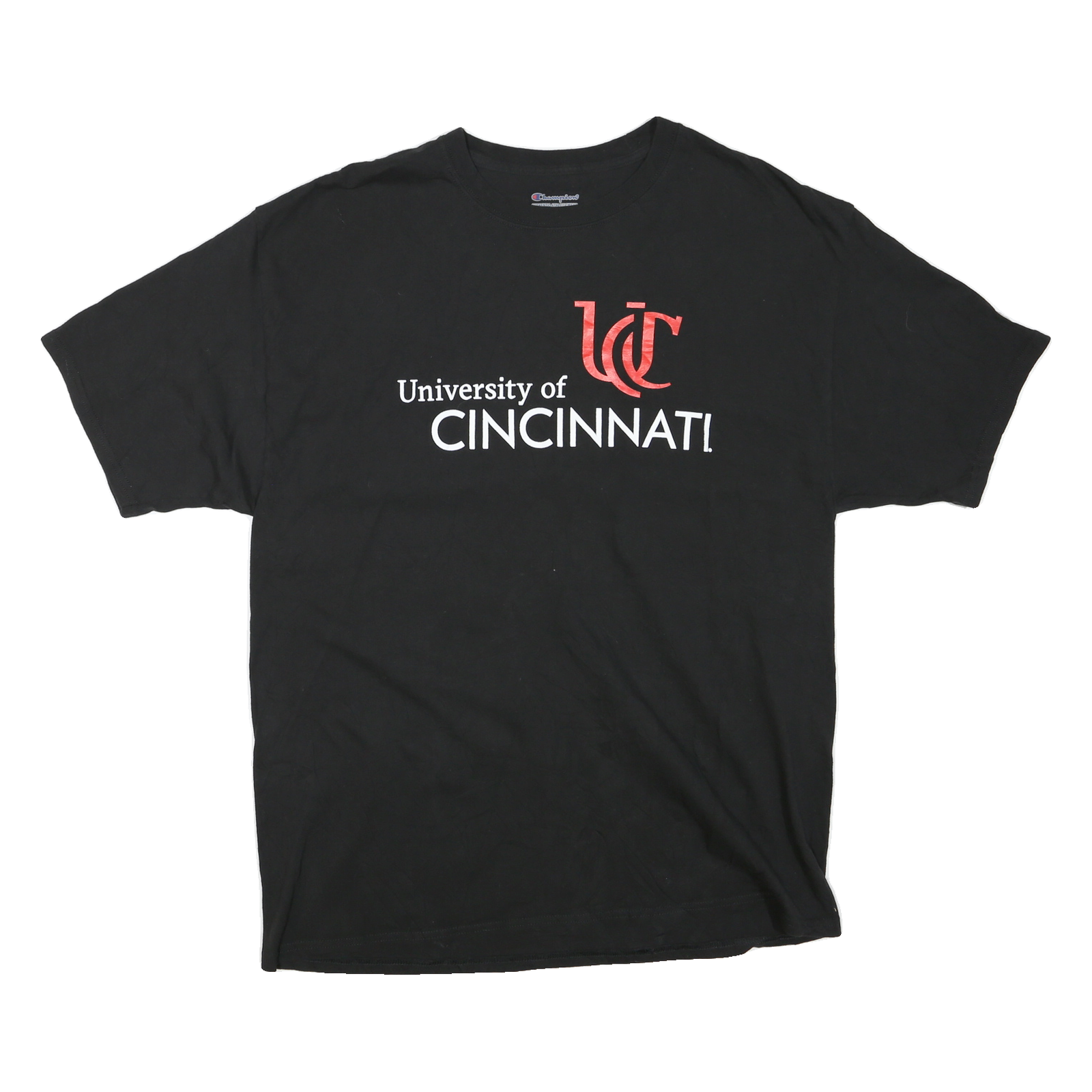 Buy CHAMPION Mens Black University Of Cincinnati Graphic T-Shirt XL Short Sleeve Refurbished - $16.89 CHAMPION Mens Black University Of Cincinnati Graphic T-Shirt XL Short Sleeve Refurbished - N/A refurbished available on Cerqular