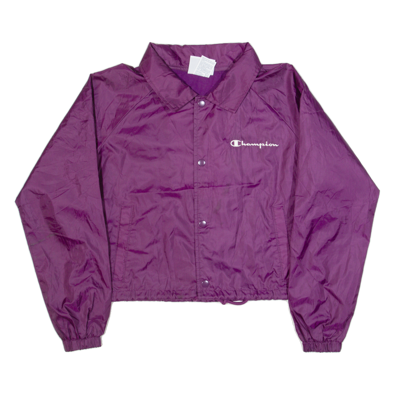 CHAMPION Cropped Womens Coach Jacket Purple S Refurbished - N/A refurbished available on Cerqular