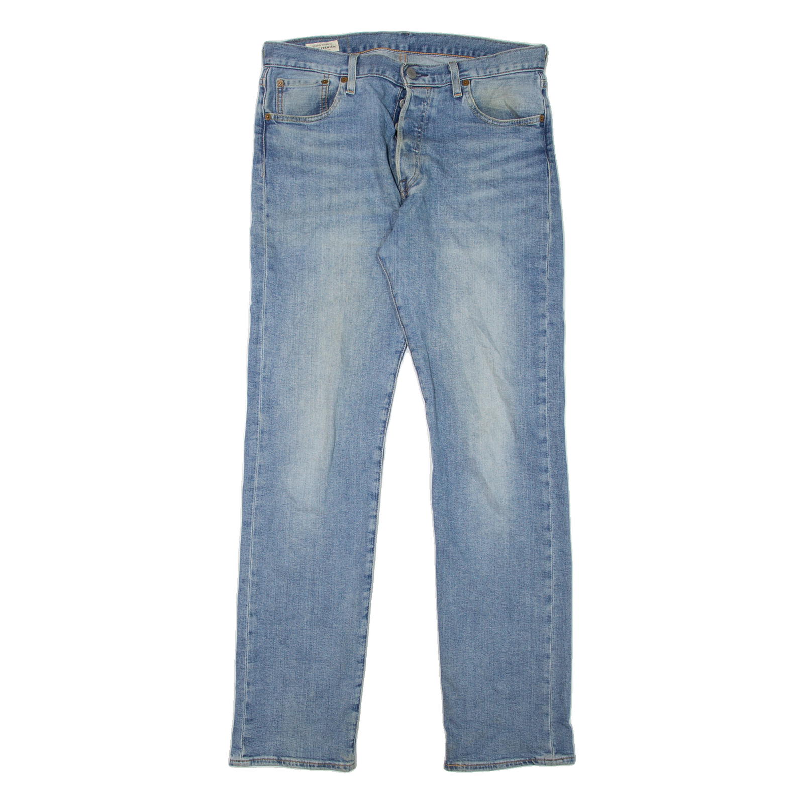 LEVI'S 501 BIG E Jeans Mens Blue Regular Straight Stone Wash W30 L32 Refurbished - N/A refurbished available on Cerqular