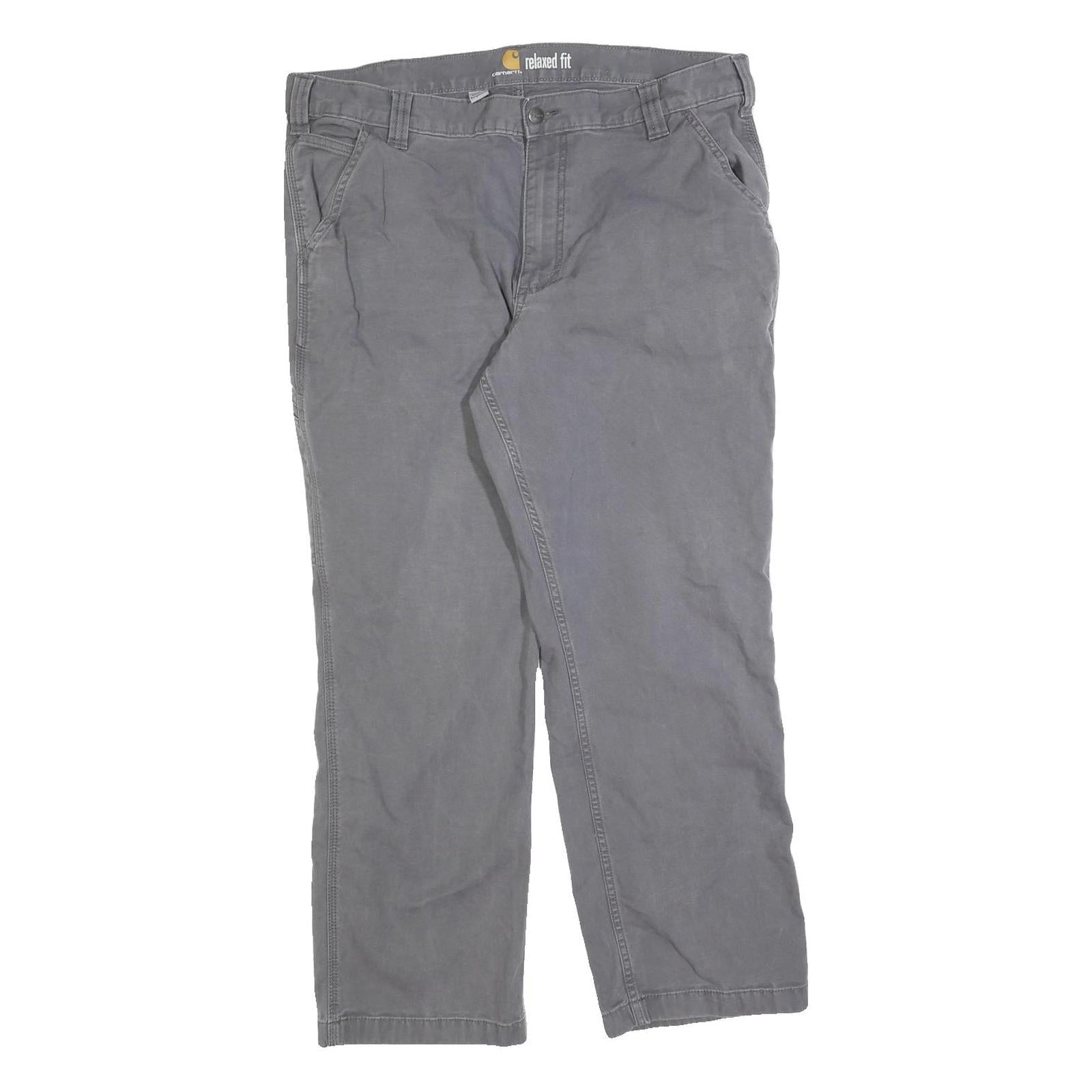 CARHARTT Mens Jeans Grey Relaxed Straight Cotton Blend W38 L30 Workwear Casual Refurbished - N/A refurbished available on Cerqular