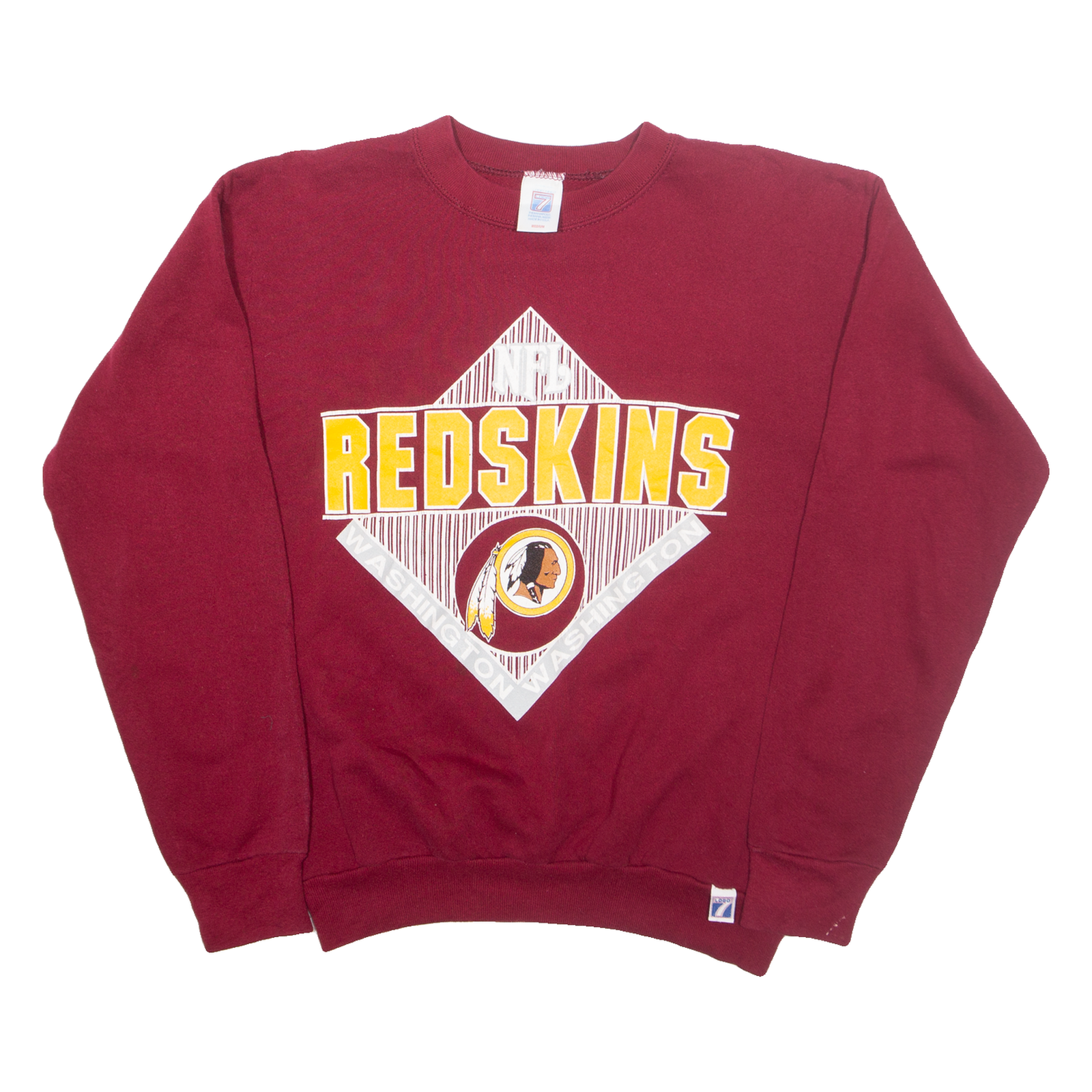 LOGO 7 NFL Redskins Washington Mens Sweatshirt Maroon USA M Refurbished - N/A refurbished available on Cerqular