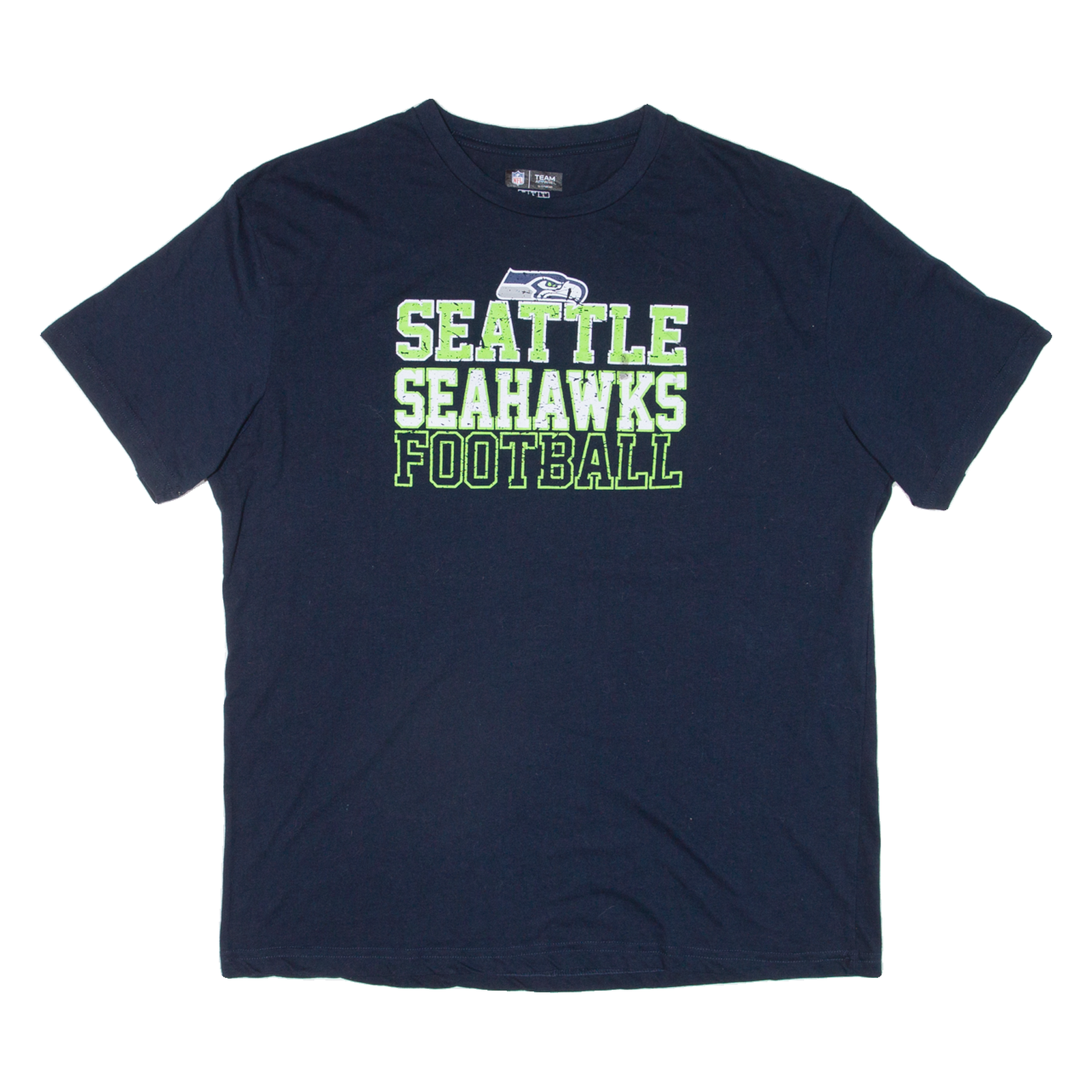 NFL Seattle Seahawks Football Mens T-Shirt Blue USA L Refurbished - N/A refurbished available on Cerqular