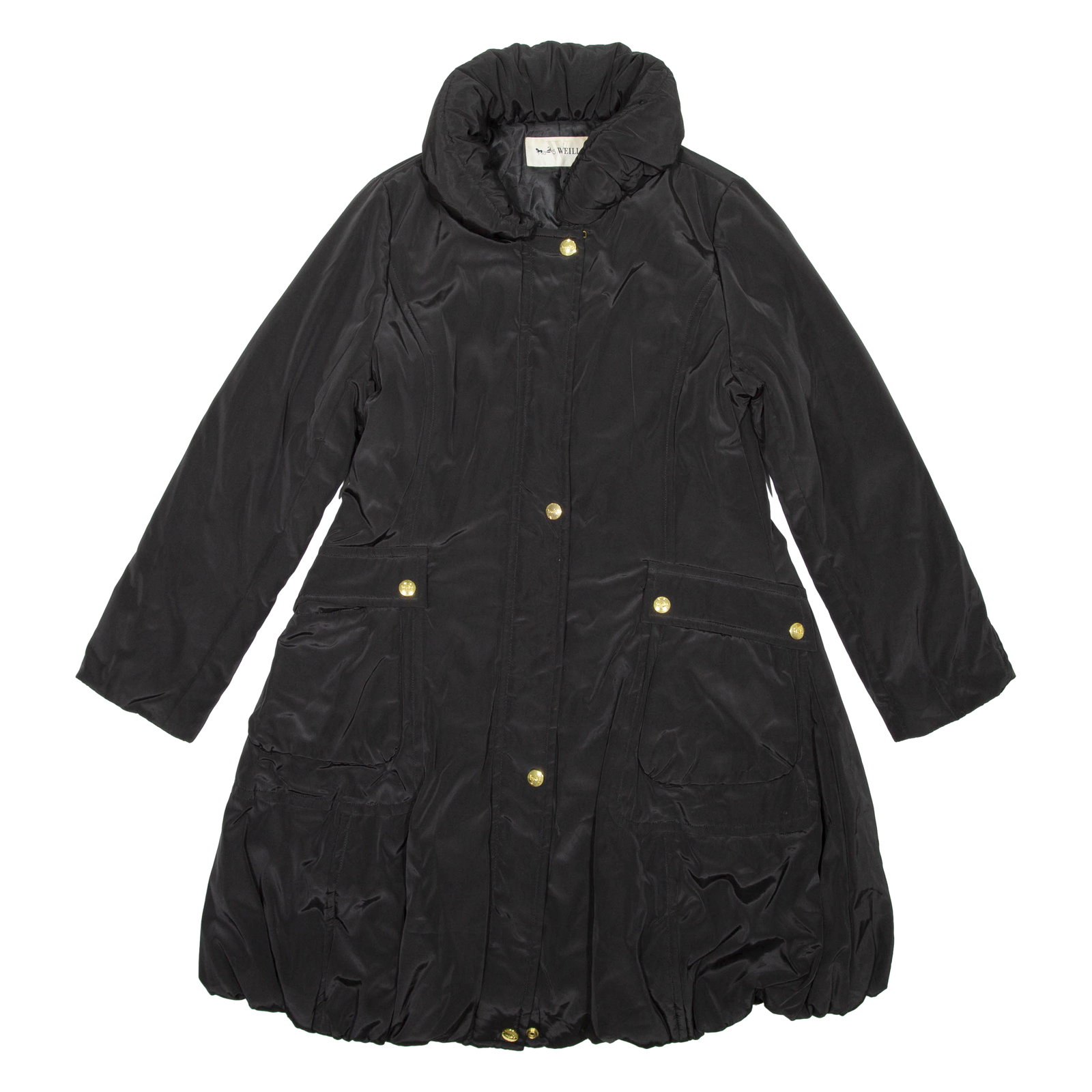 WEILL Womens Puffer Jacket Black UK 12 Refurbished - N/A refurbished available on Cerqular