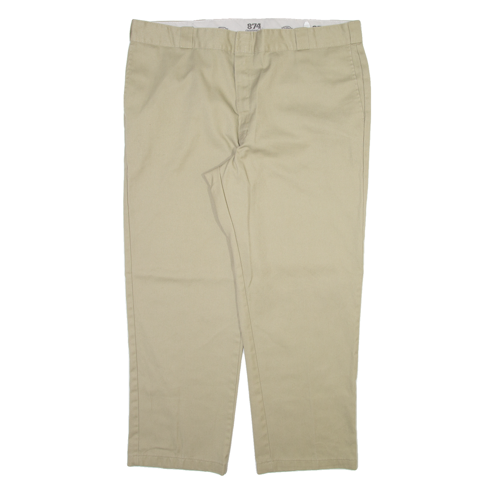 DICKIES 874 Workwear Mens Trousers Beige Regular Straight W44 L30 Refurbished - N/A refurbished available on Cerqular