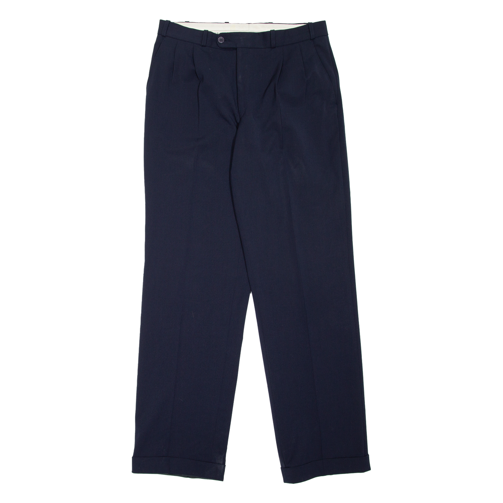 SCHILD Mens Trousers Blue Regular Straight W32 L32 Refurbished - N/A refurbished available on Cerqular