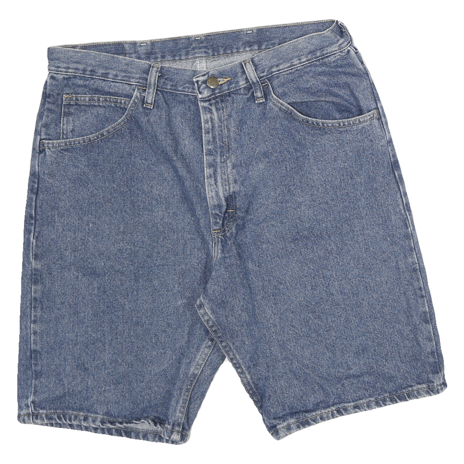 WRANGLER Mens Denim Blue Casual Shorts XL W34 Comfort Classic Fit Cotton Refurbished - N/A refurbished available on Cerqular