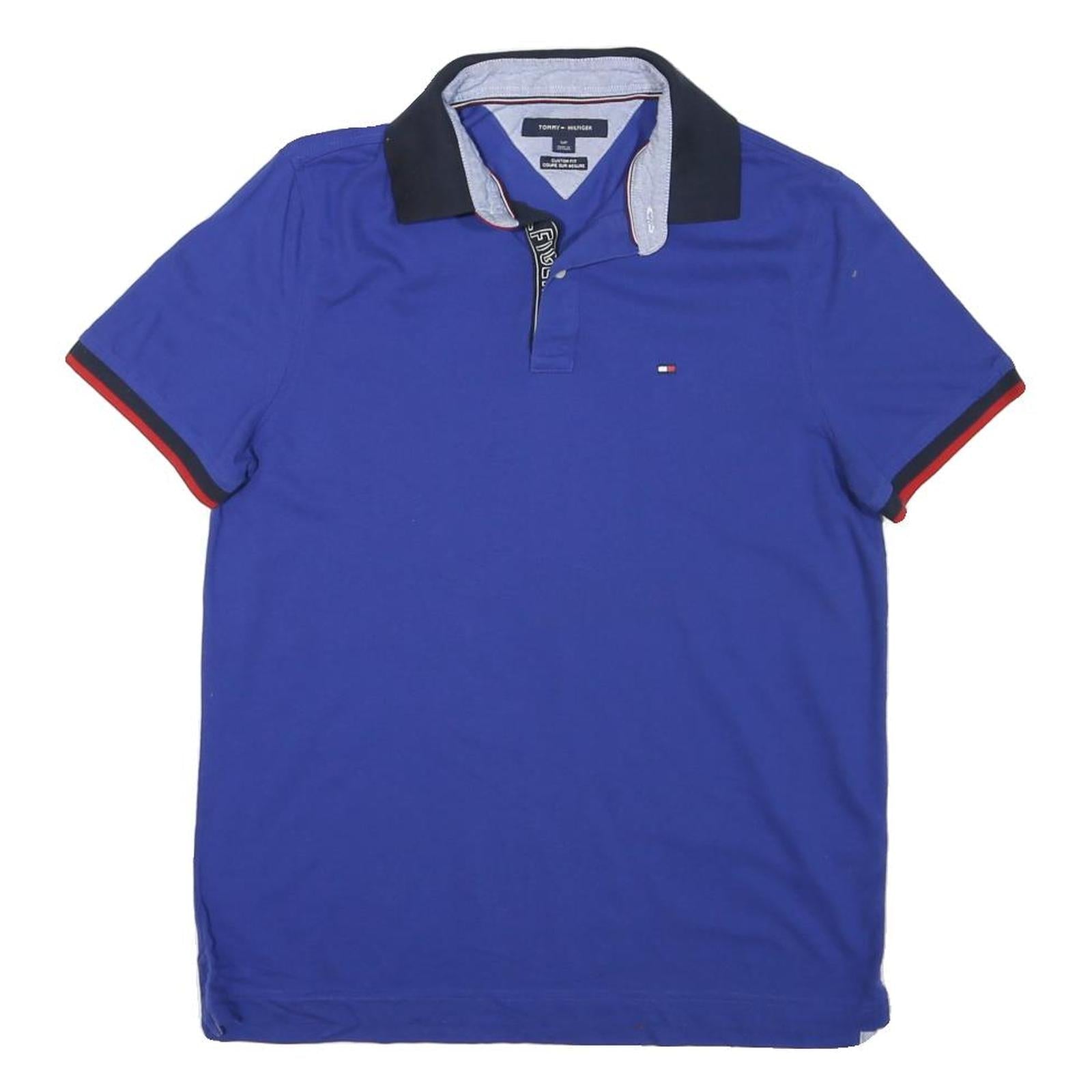 Buy TOMMY HILFIGER Mens Blue Navy & Red Short Sleeve Polo Shirt S Cotton Blend Refurbished - $33.79 TOMMY HILFIGER Mens Blue Navy & Red Short Sleeve Polo Shirt S Cotton Blend Refurbished - N/A refurbished available on Cerqular