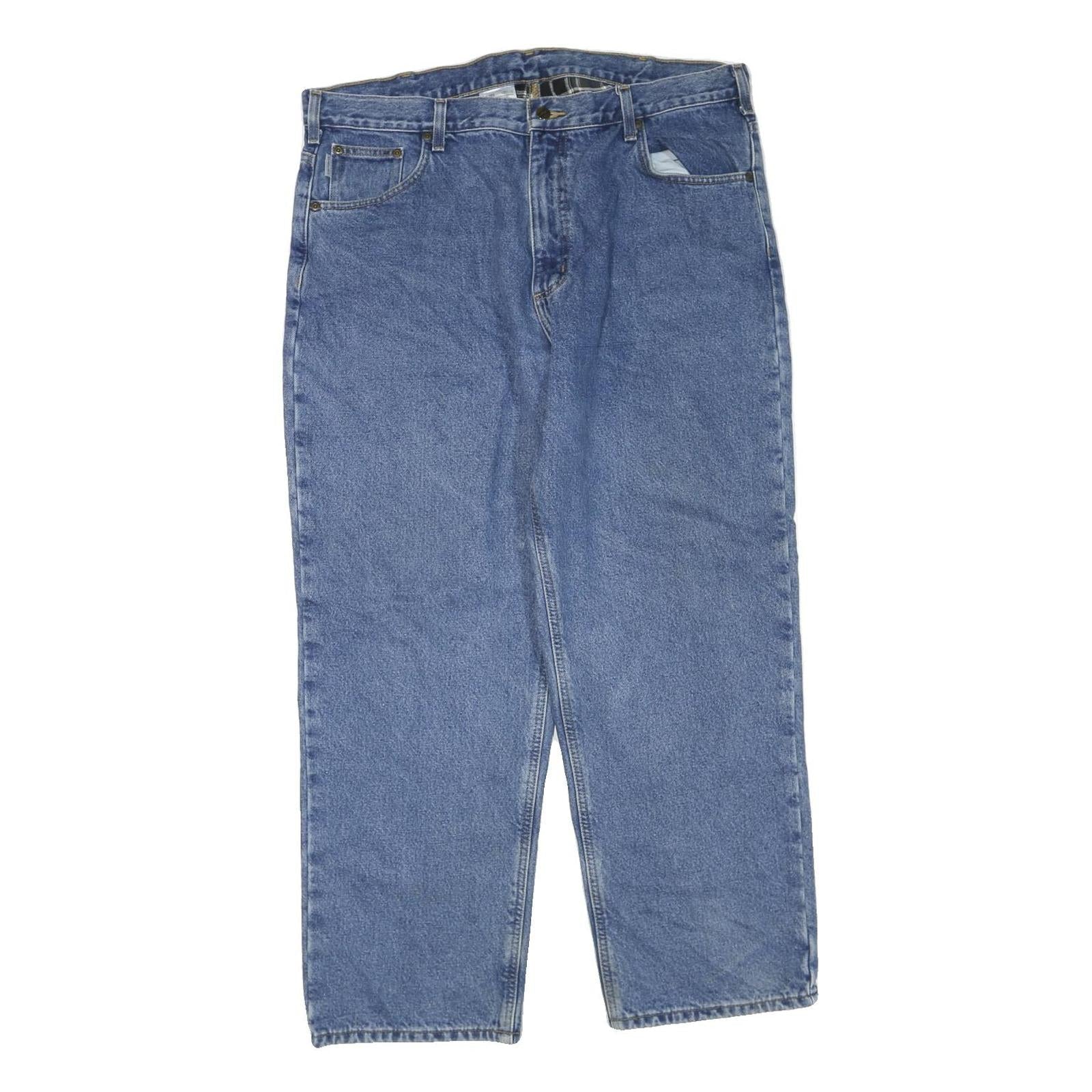 CARHARTT Mens Jeans Blue Regular Straight Denim Light W40 L30 Classic Cotton Refurbished - N/A refurbished available on Cerqular