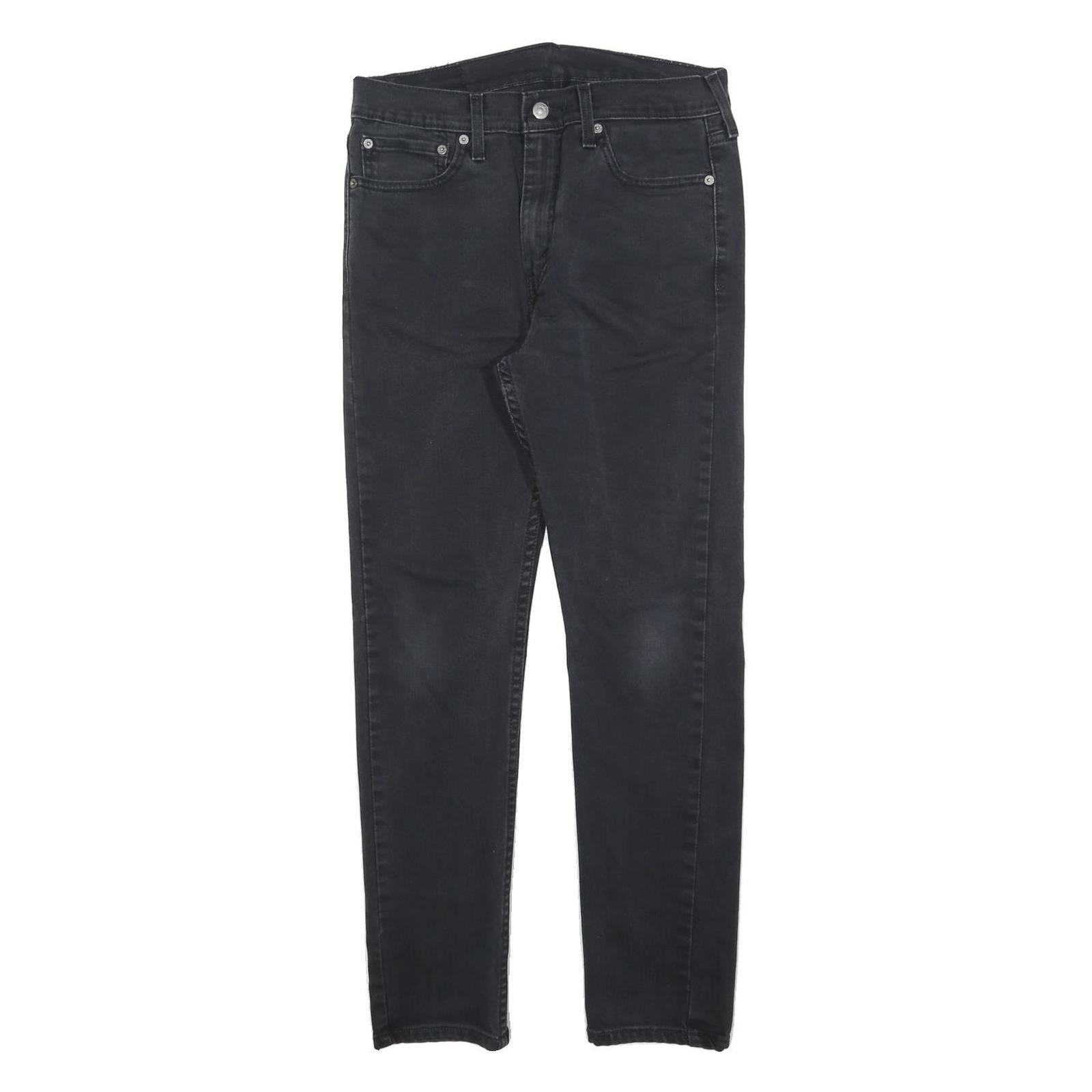 LEVI'S 510 Mens Jeans Black Slim Skinny Denim Medium W32 L30 Slim Fit Zip Refurbished - N/A refurbished available on Cerqular