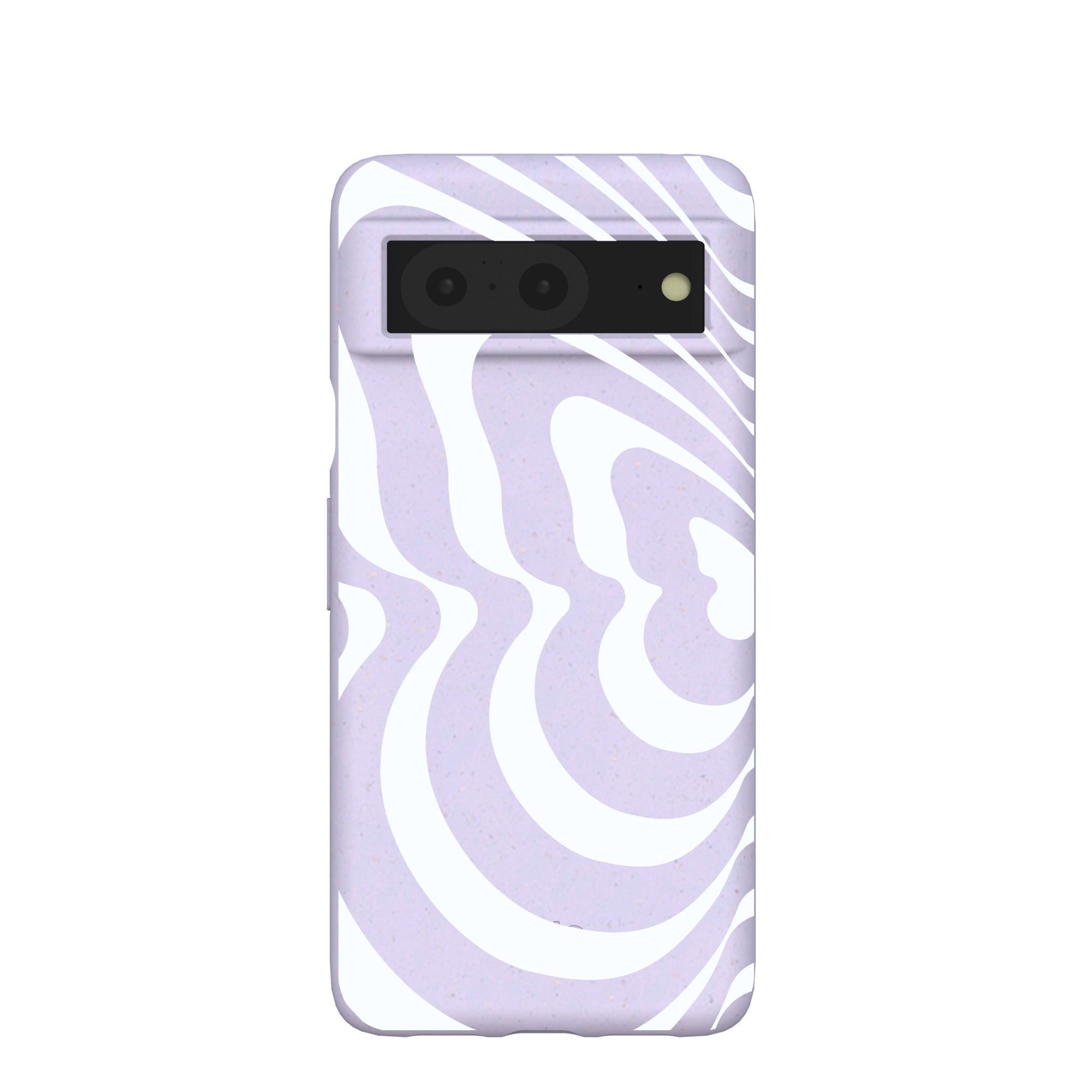 Lavender Flutter Left Google Pixel 8 Case Refurbished - Pela Case refurbished available on Cerqular