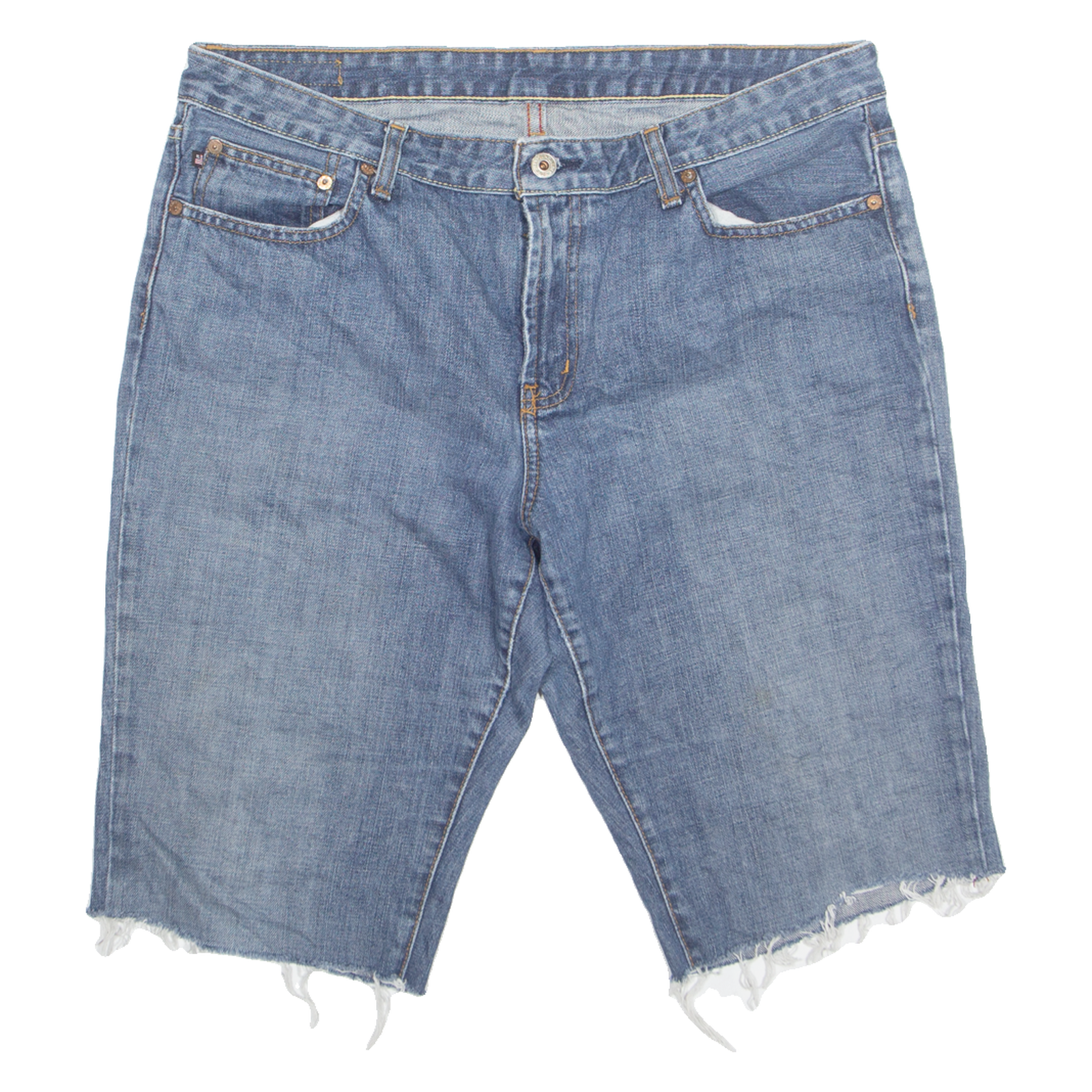 RALPH LAUREN Cut Off Womens Denim Shorts Blue L W36 Refurbished - N/A refurbished available on Cerqular