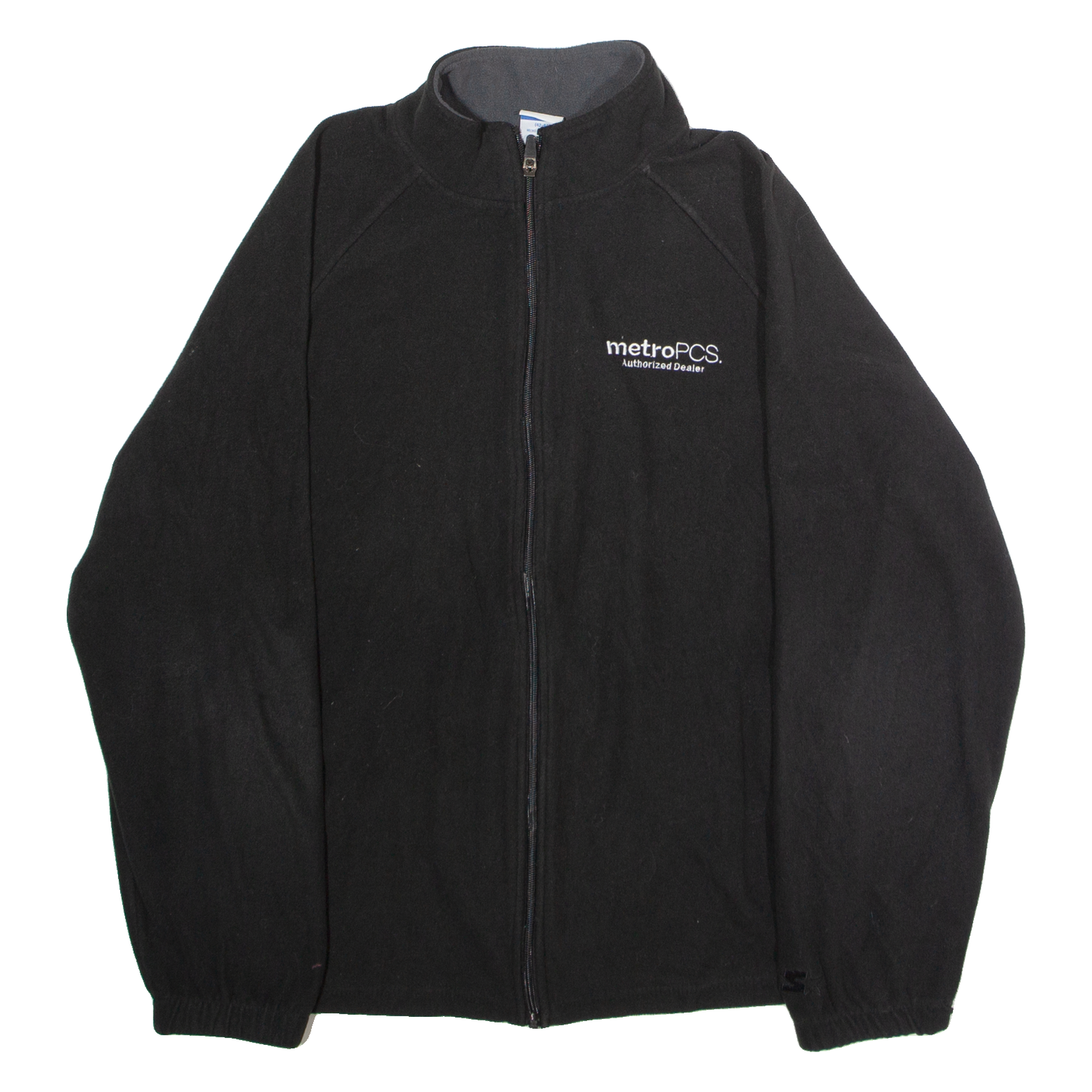 STARTER MetroPCS Mens Fleece Jacket Black L Refurbished - N/A refurbished available on Cerqular