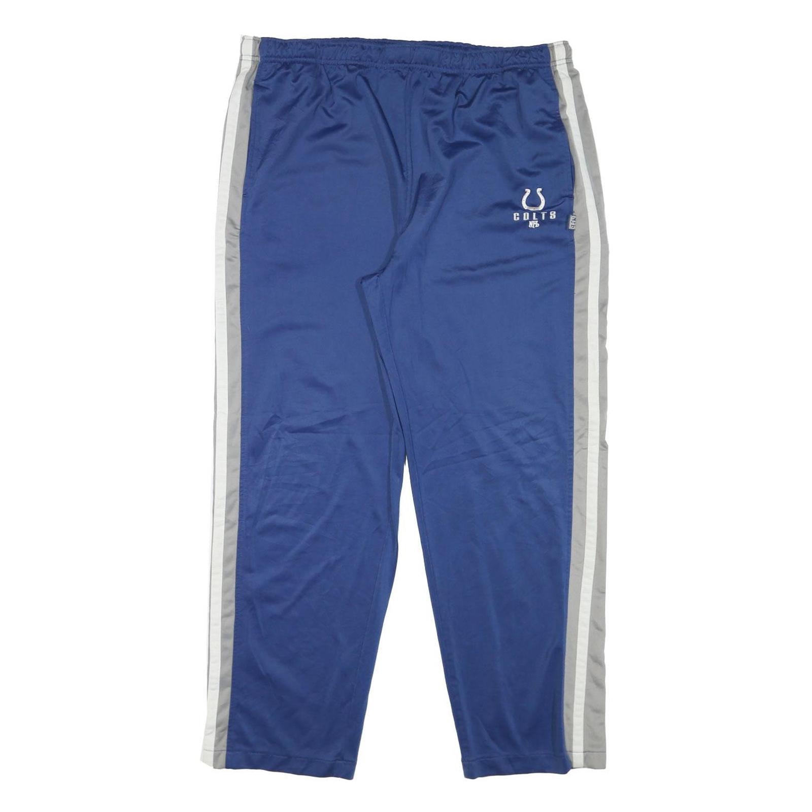 Buy NFL Mens Joggers Blue & Grey Colts Logo Regular Straight L W38 L30 Comfortable Refurbished - $25.99 NFL Mens Joggers Blue & Grey Colts Logo Regular Straight L W38 L30 Comfortable Refurbished - N/A refurbished available on Cerqular