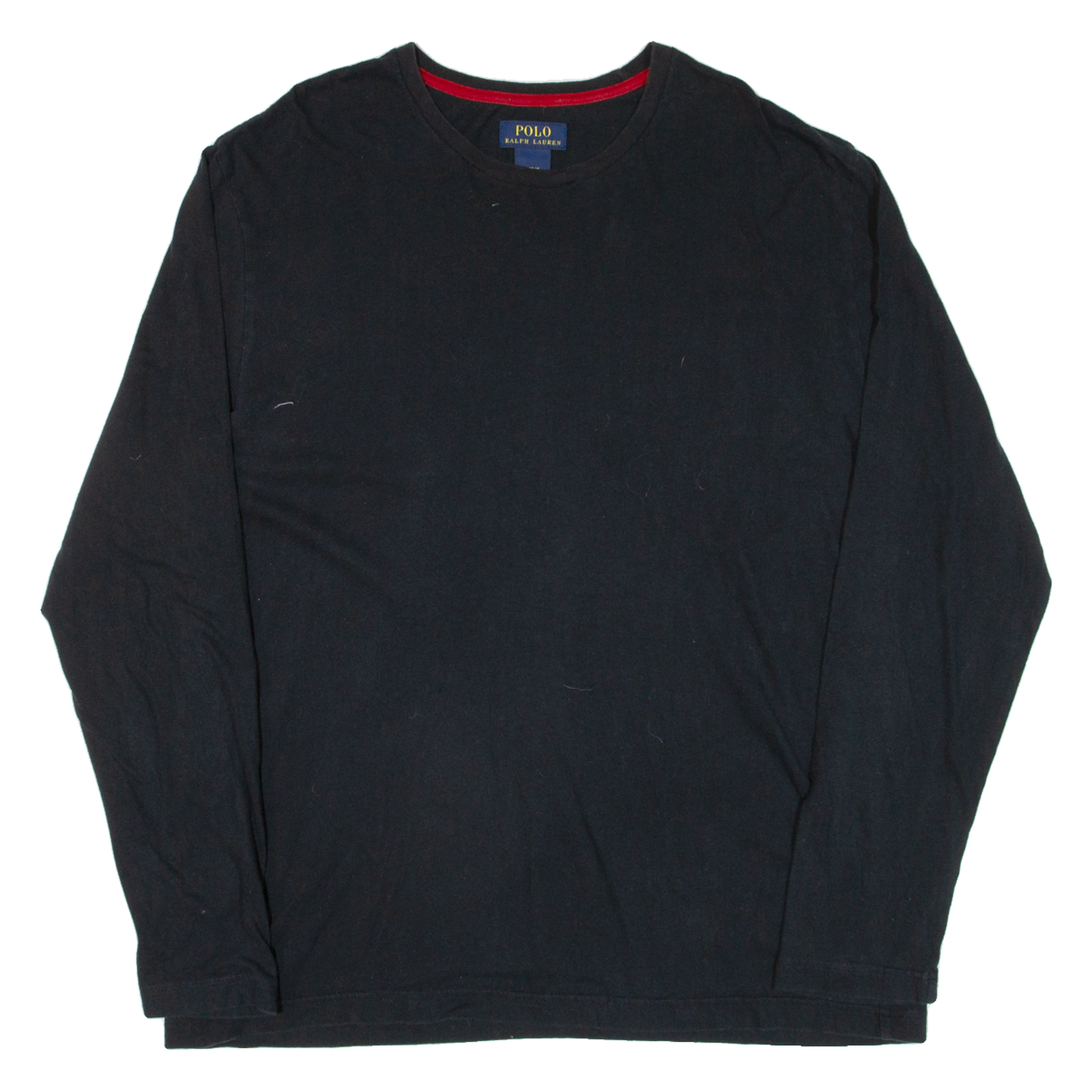 POLO RALPH LAUREN Mens T-Shirt Black Long Sleeve L Refurbished - N/A refurbished available on Cerqular