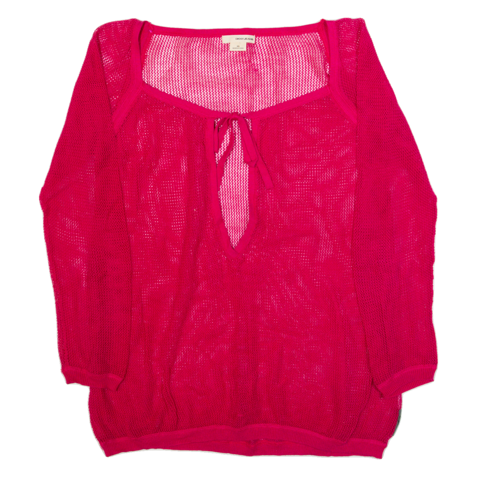 Buy DKNY Womens Oversized Top Pink V-Neck Long Sleeve XS Refurbished - $27.29 DKNY Womens Oversized Top Pink V-Neck Long Sleeve XS Refurbished - N/A refurbished available on Cerqular