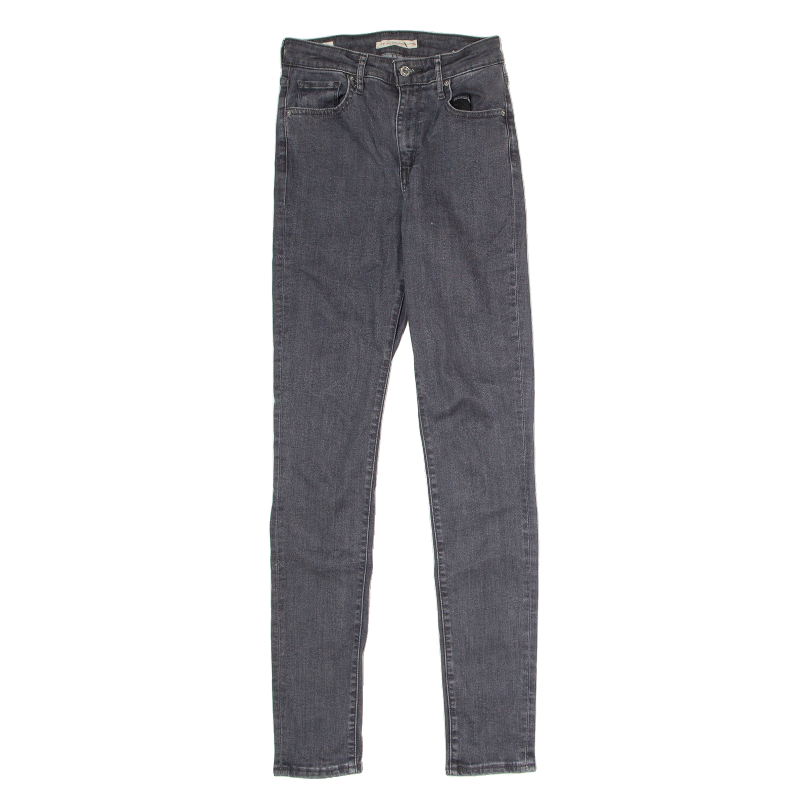 LEVI'S 721 High Rise Womens Jeans Grey Regular Straight W26 L32 Refurbished - N/A refurbished available on Cerqular