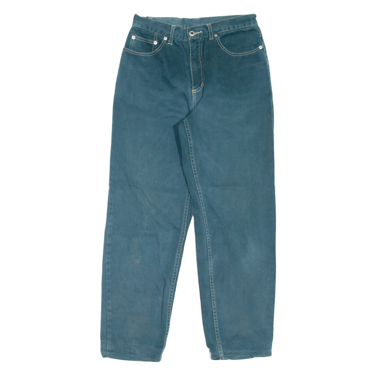 LET'S GO Womens Jeans Blue Regular Mom 90s W27 L27 Refurbished - N/A refurbished available on Cerqular