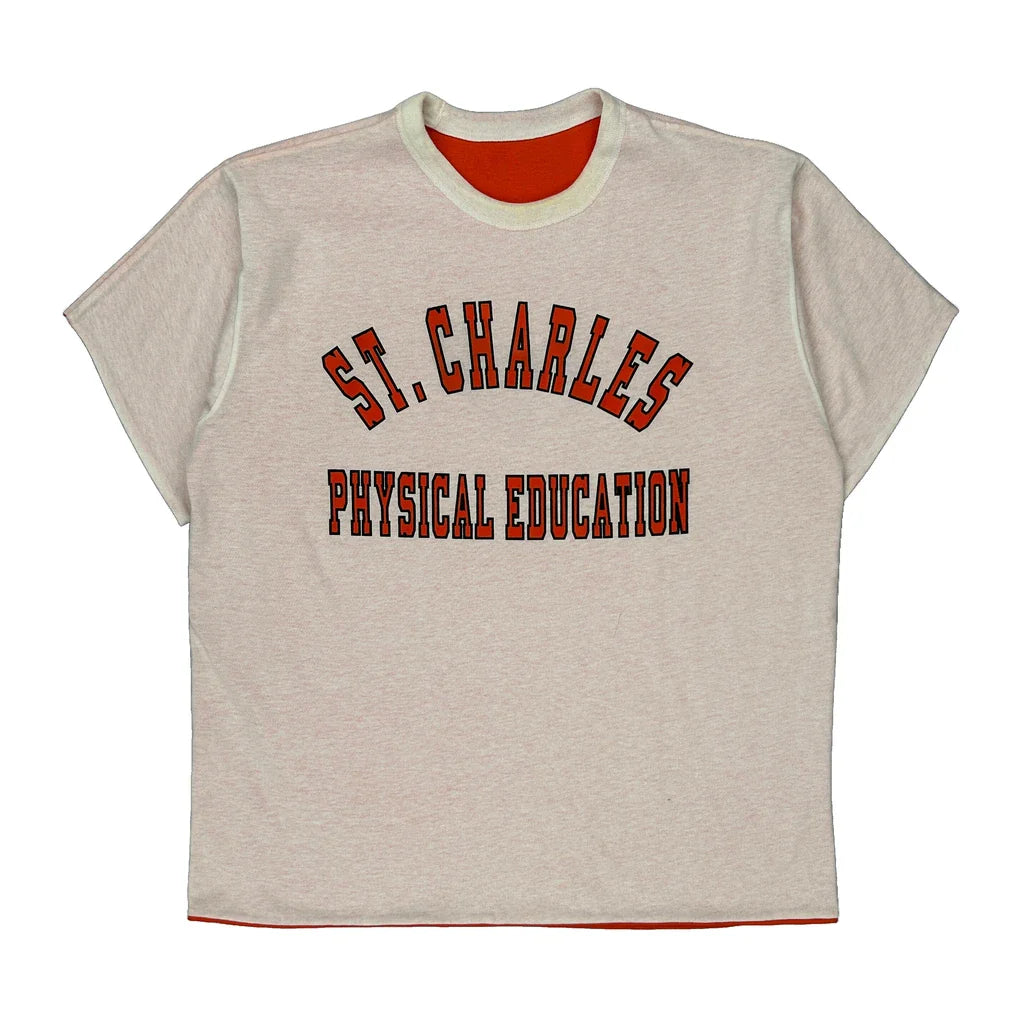 Buy St. Charles Physical Education Unbranded Single Stitch T-Shirt - XL Red Cotton Refurbished - $23.57 St. Charles Physical Education Unbranded Single Stitch T-Shirt - XL Red Cotton Refurbished - Thrifted (note: this is a term often used to describe second- refurbished available on Cerqular