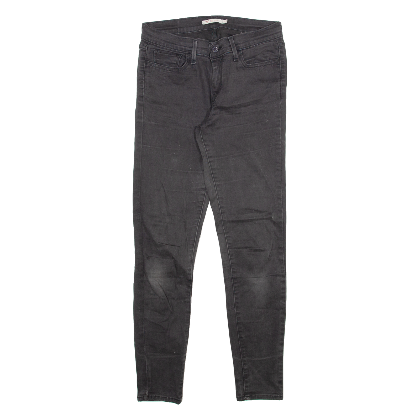 LEVI'S 710 Womens Jeans Grey Slim Skinny W29 L29 Refurbished - N/A refurbished available on Cerqular