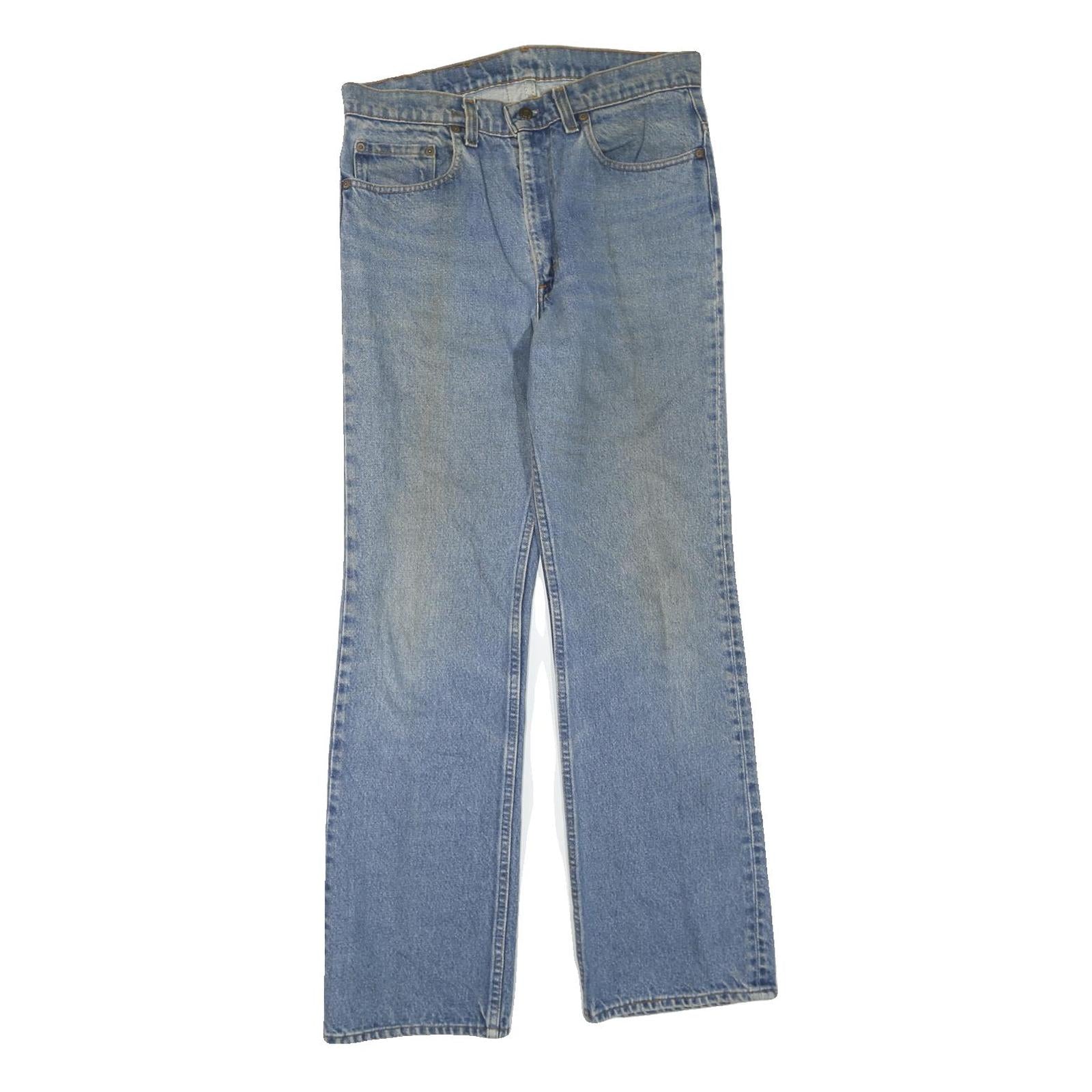 LEVI'S Mens Regular Fit Blue Denim Jeans W32 L32 Classic Cotton Blend Zip Refurbished - N/A refurbished available on Cerqular