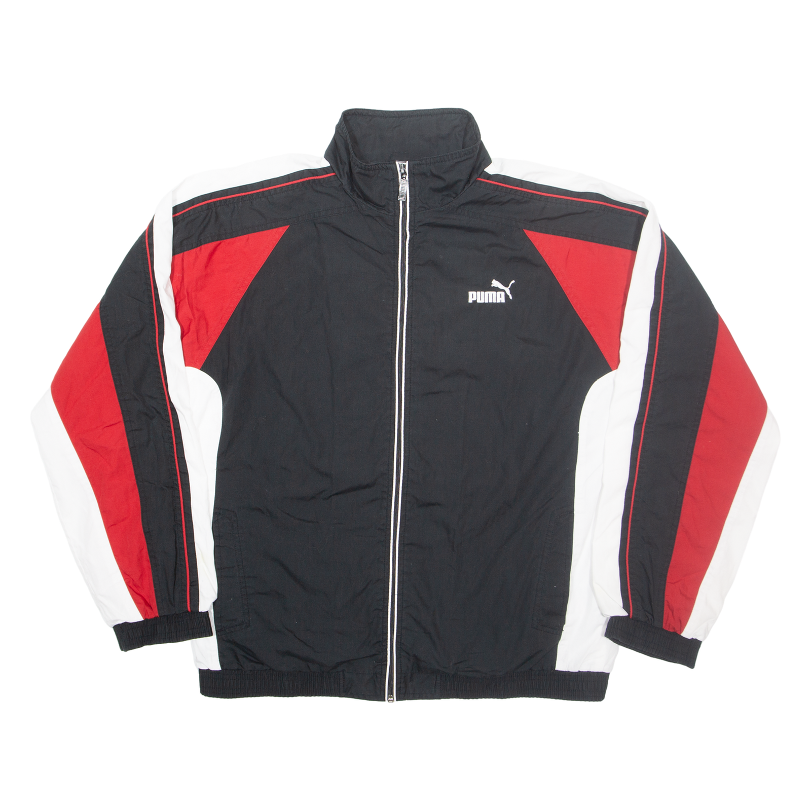 PUMA Mens Track Jacket Black S Refurbished - N/A refurbished available on Cerqular