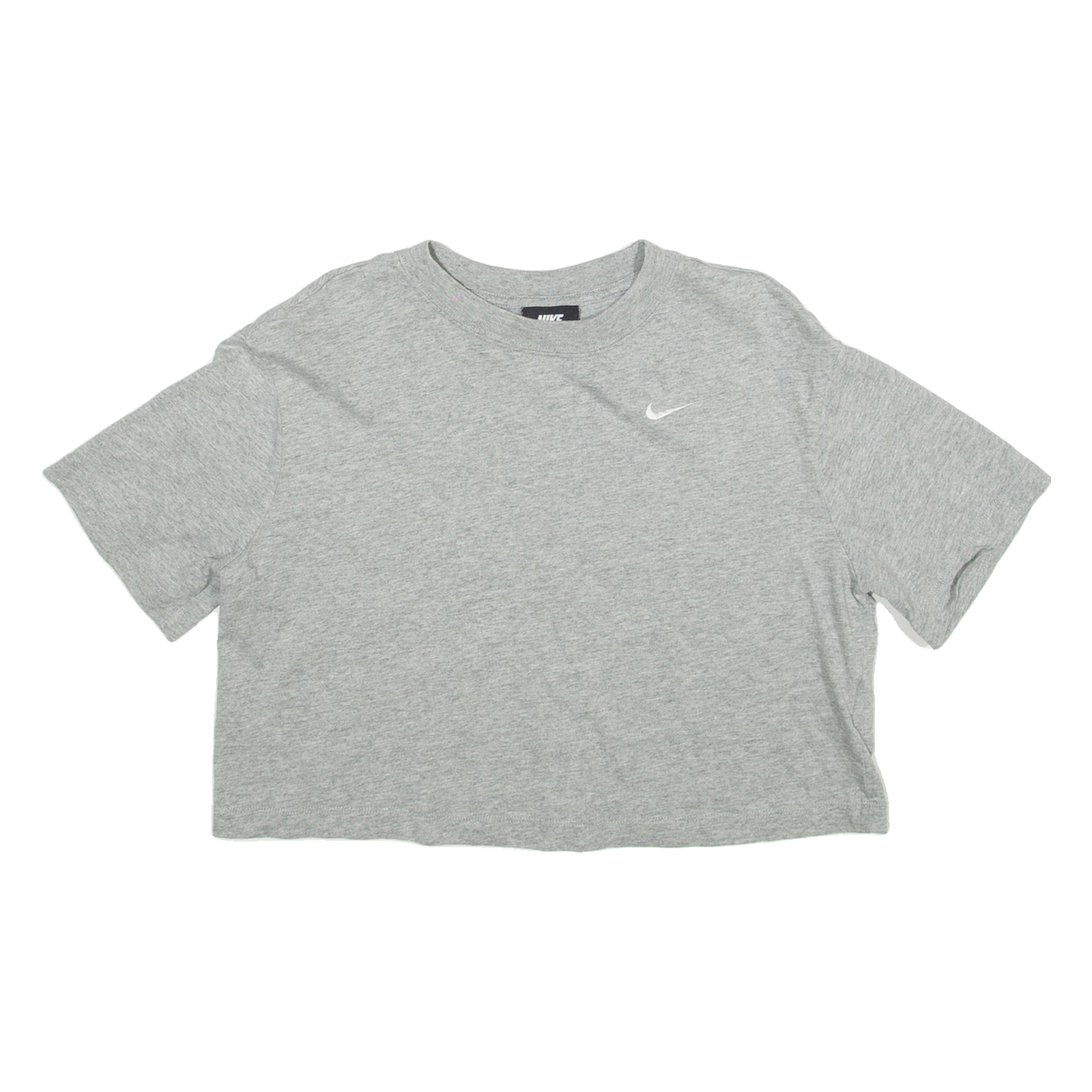 Buy NIKE Cropped Womens T-Shirt Grey XS Refurbished - $16.89 NIKE Cropped Womens T-Shirt Grey XS Refurbished - N/A refurbished available on Cerqular