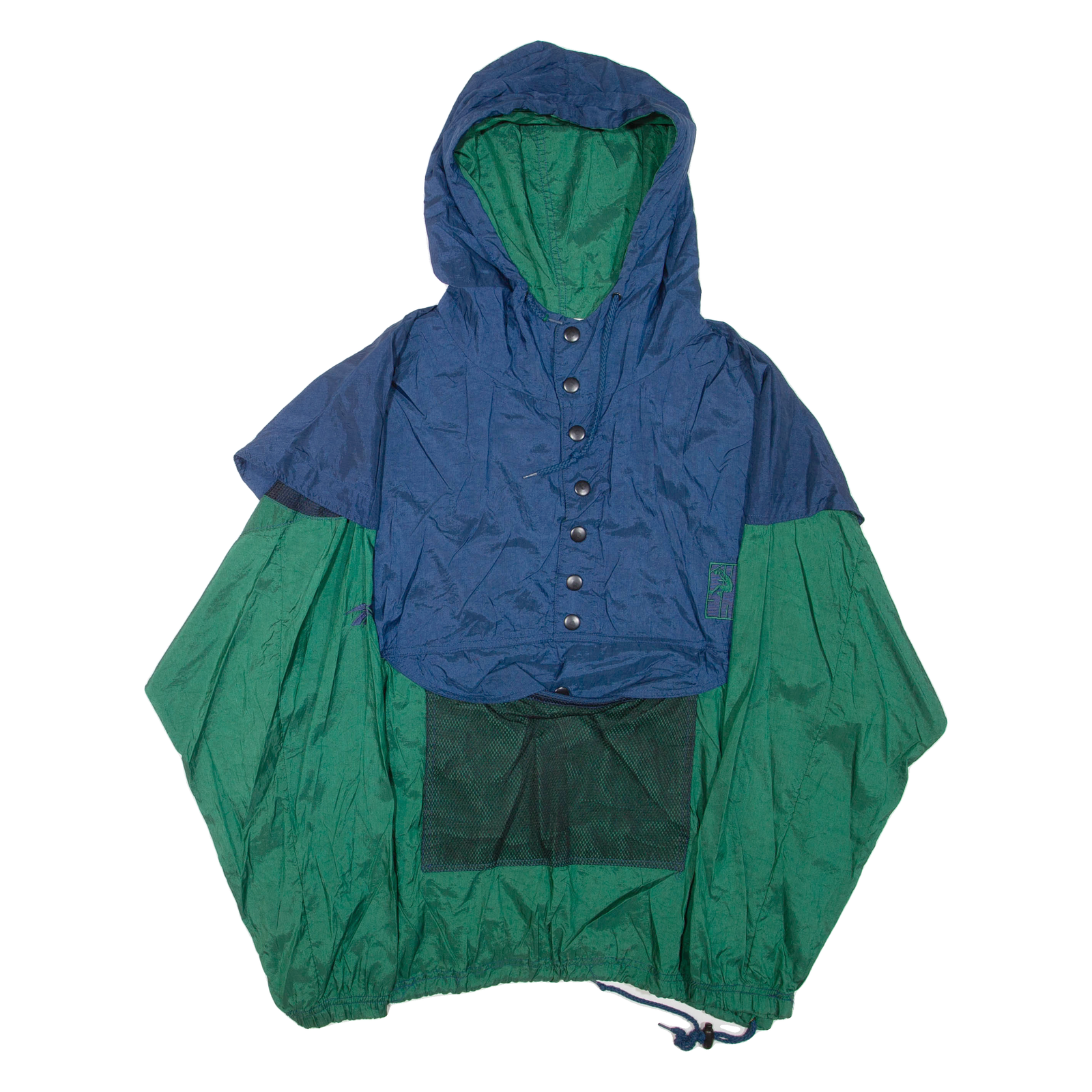 REEBOK Mens Anorak Jacket Green Hooded L Refurbished - N/A refurbished available on Cerqular