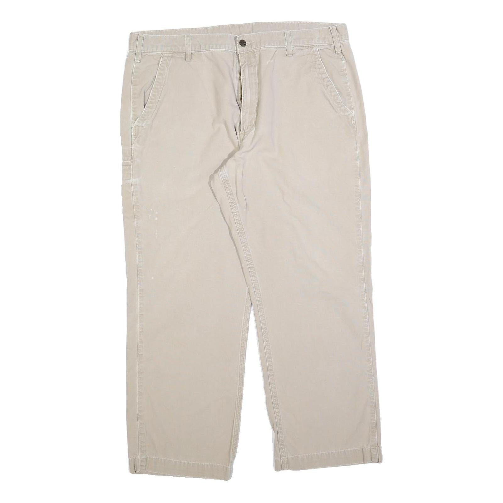 Buy CARHARTT Mens Cotton Blend Beige Relaxed Straight Trousers W40 L28 Workwear Refurbished - $53.29 CARHARTT Mens Cotton Blend Beige Relaxed Straight Trousers W40 L28 Workwear Refurbished - N/A refurbished available on Cerqular