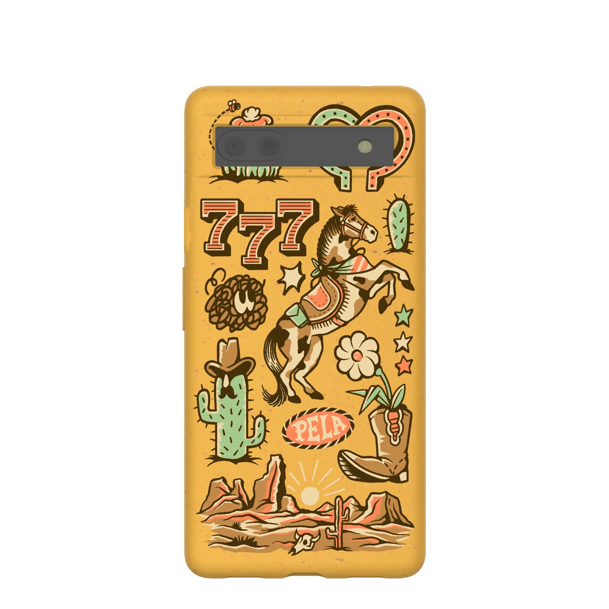 Honey Miller West Google Pixel 6a Case Refurbished - Pela Case refurbished available on Cerqular