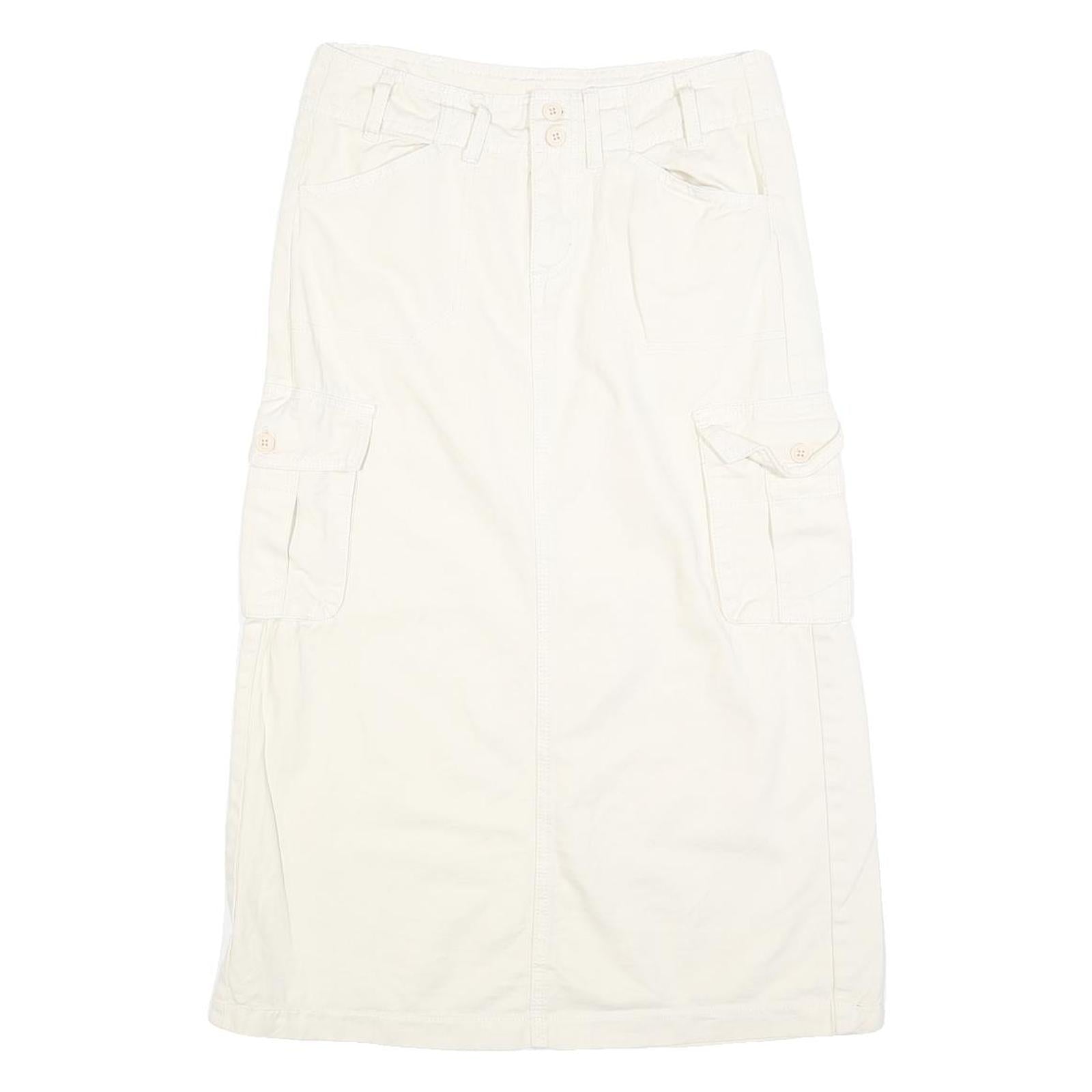 Buy J GALT Womens White Cargo Midi Cotton Blend Skirt S Utility Style Pockets Refurbished - $19.49 J GALT Womens White Cargo Midi Cotton Blend Skirt S Utility Style Pockets Refurbished - N/A refurbished available on Cerqular