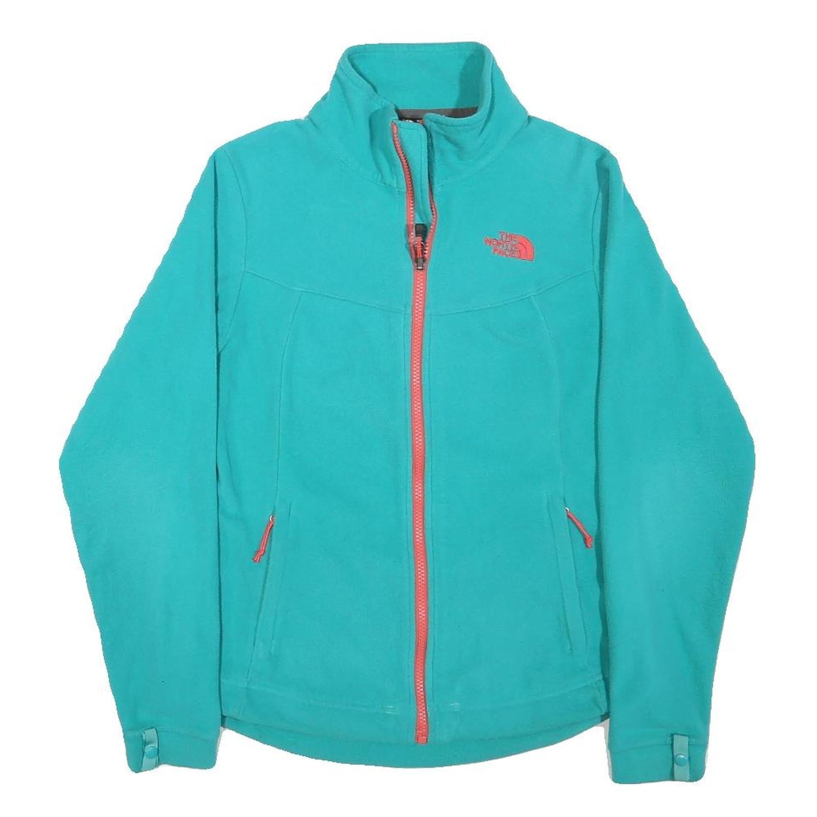 THE NORTH FACE Womens Turquoise Jacket XS Polyester Blend Zip Warm Lightweight Refurbished - N/A refurbished available on Cerqular